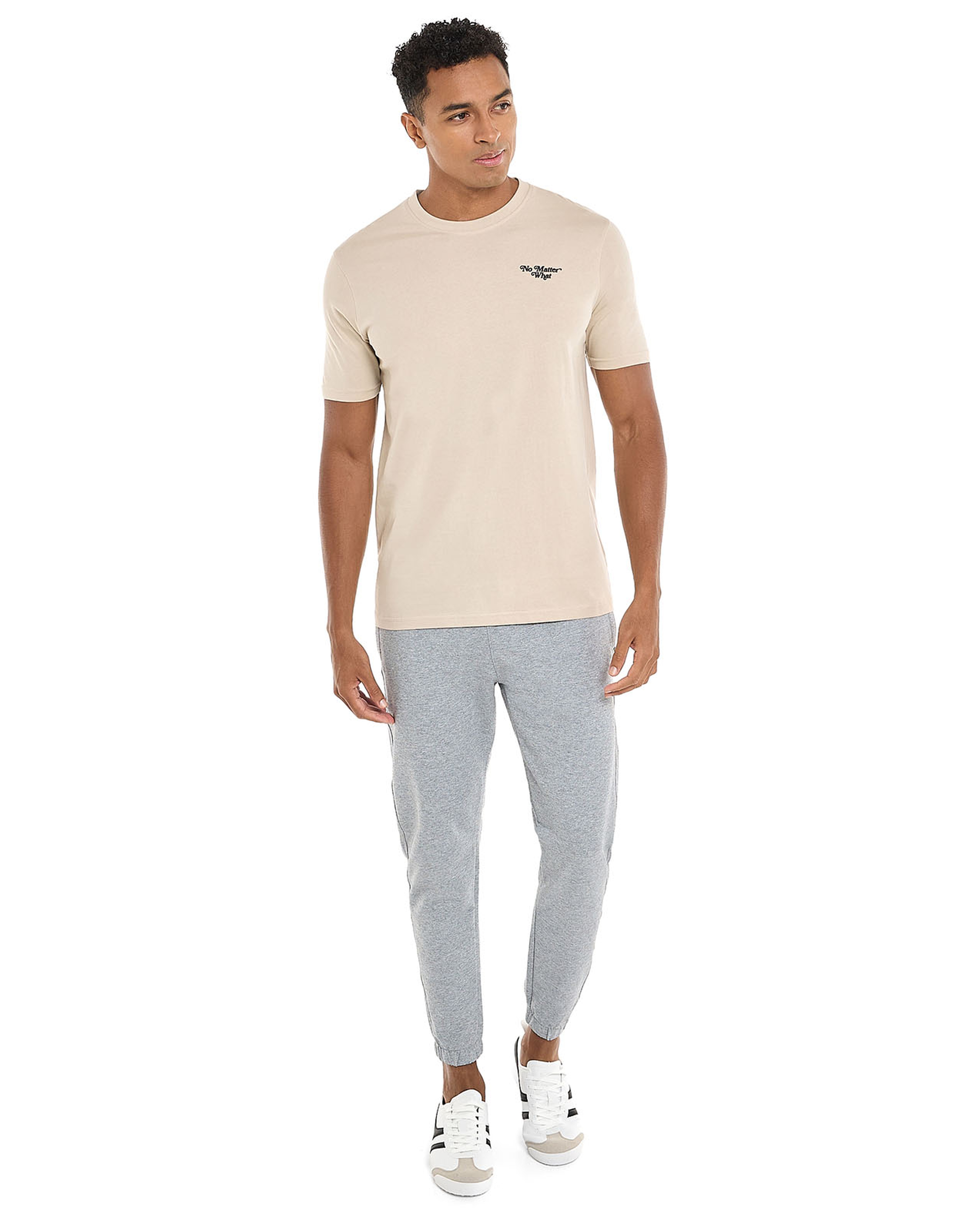 Printed T-Shirt with Crew Neck and Short Sleeves