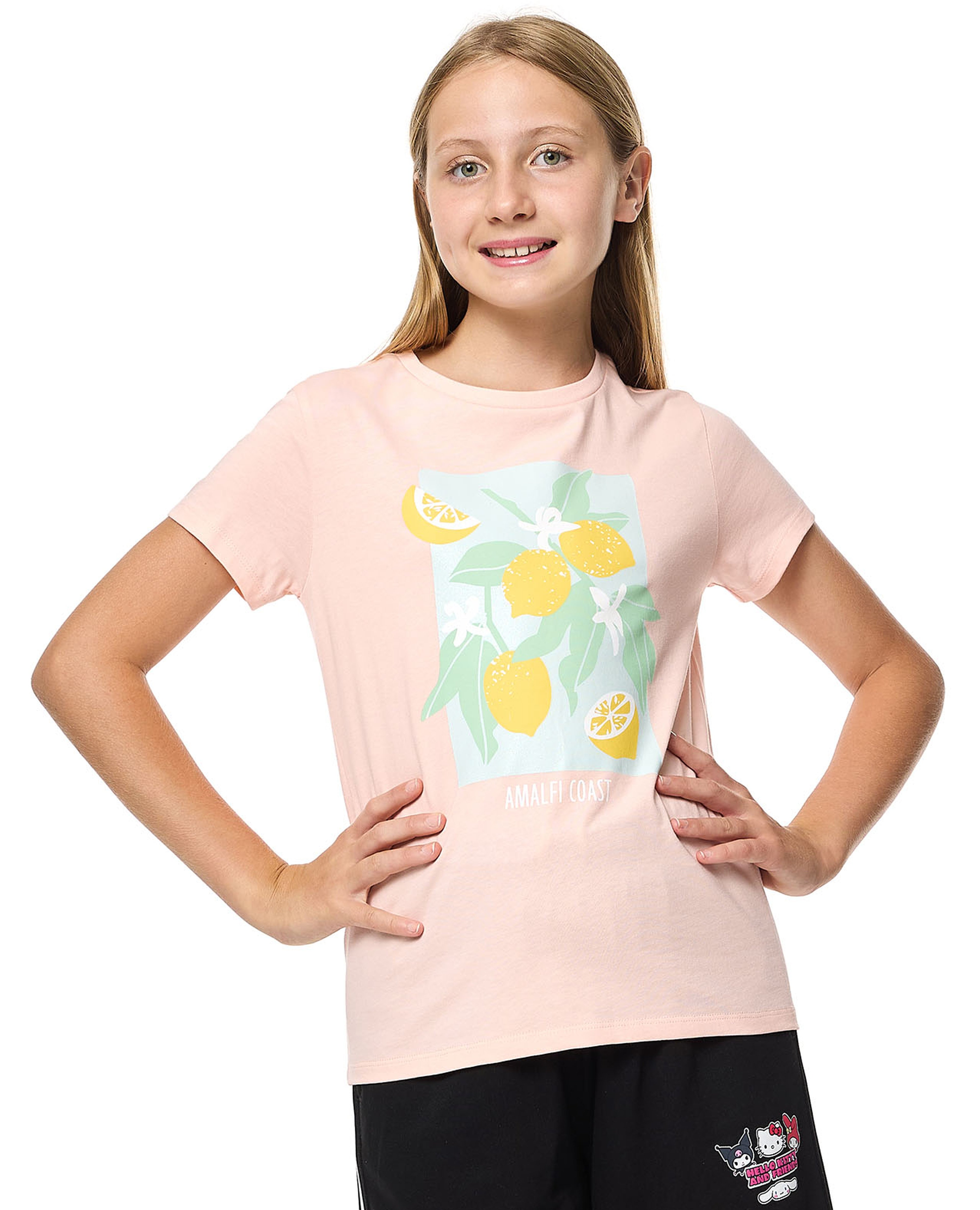 Printed T-Shirt with Crew Neck and Short Sleeves