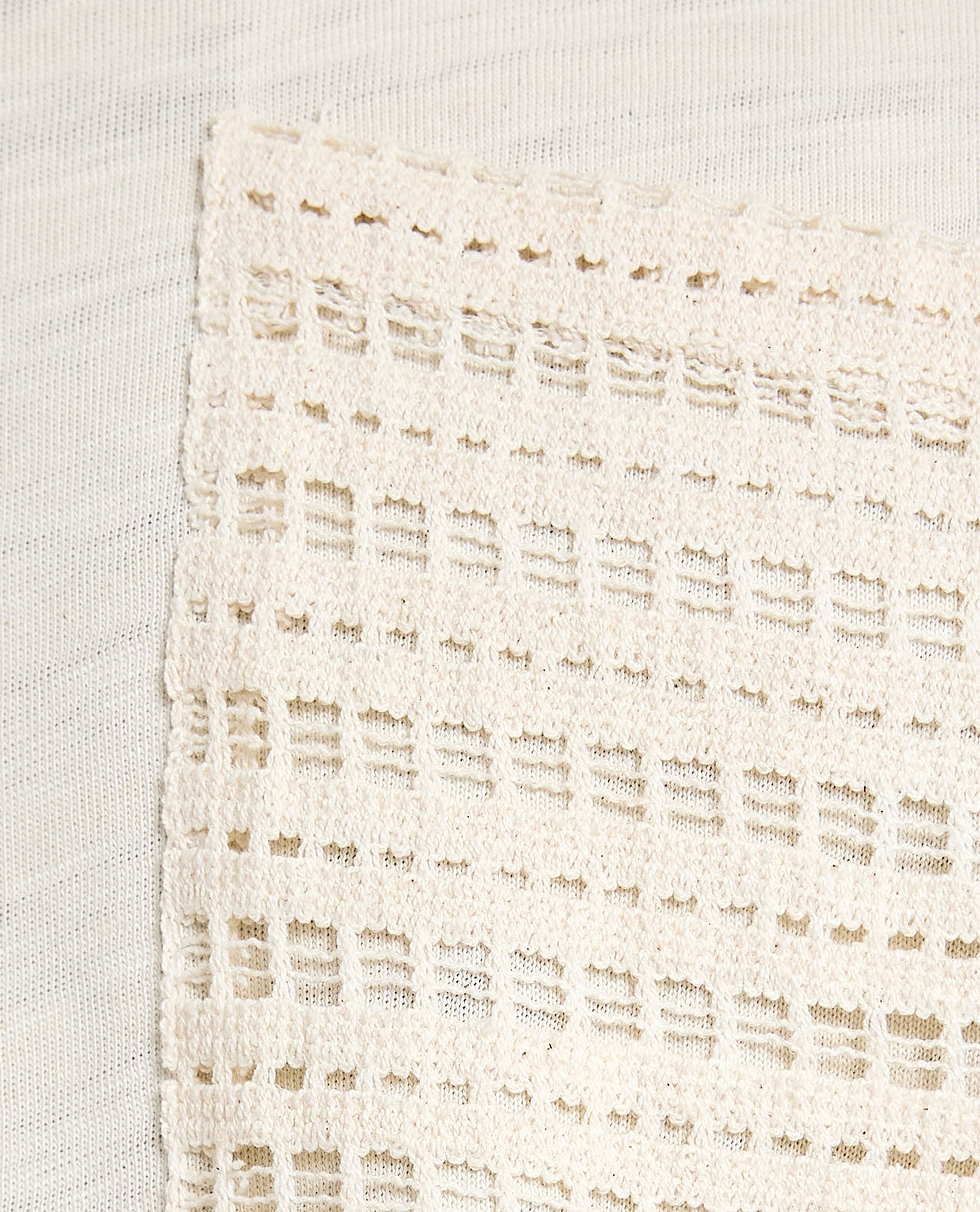 Textured T-Shirt with Crew Neck and Short Sleeves