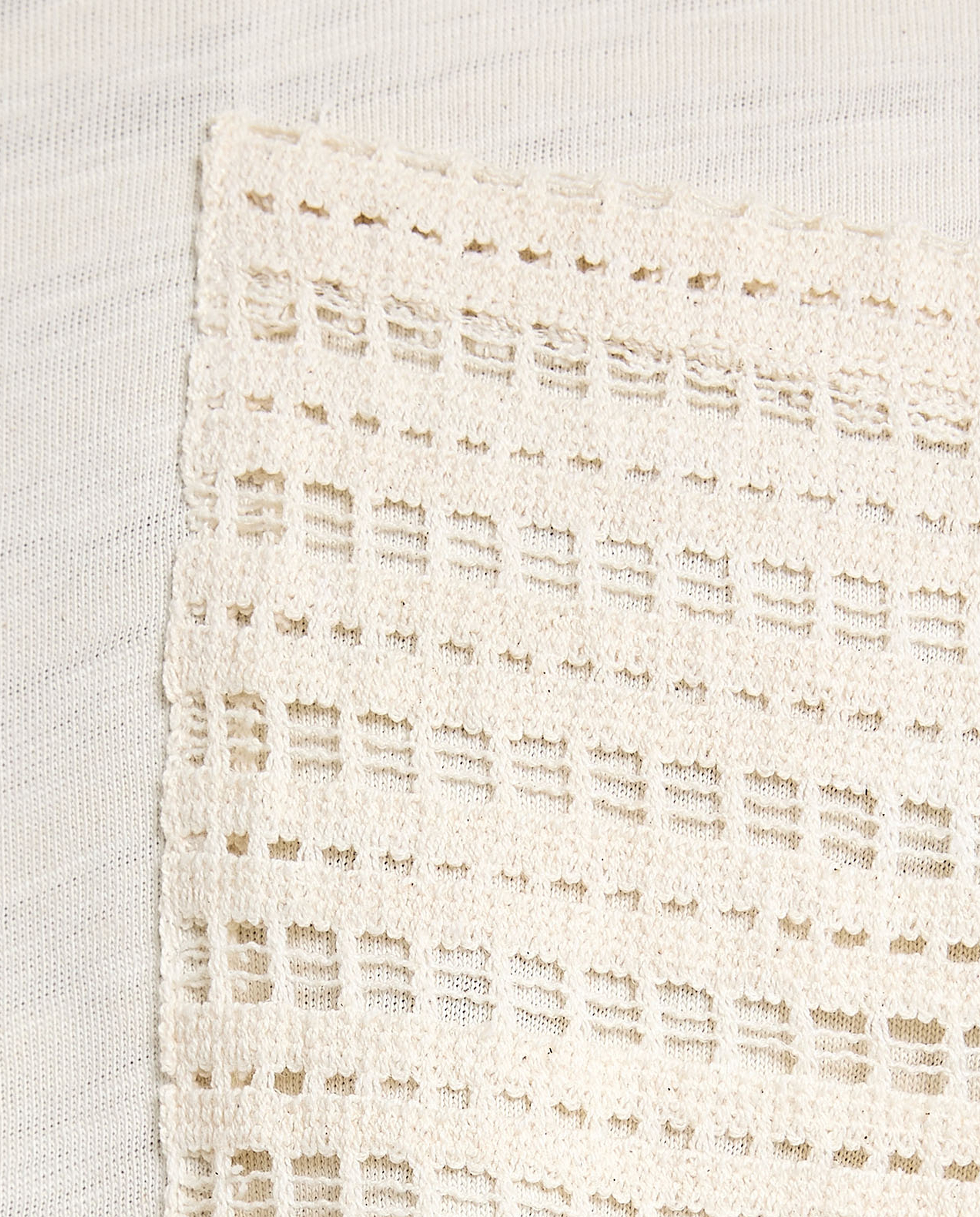 Textured T-Shirt with Crew Neck and Short Sleeves