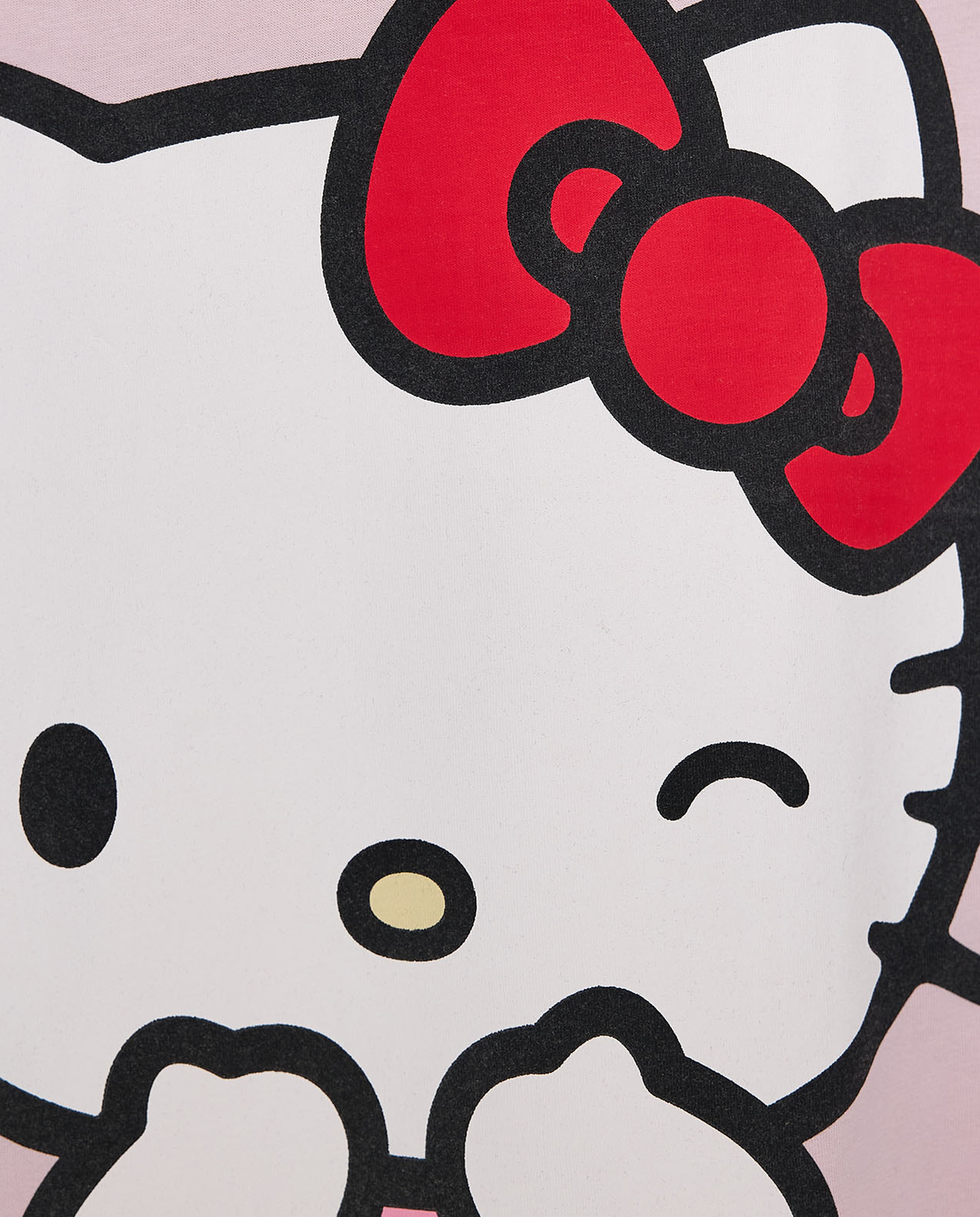 Hello Kitty Print Nightdress with Short Sleeves