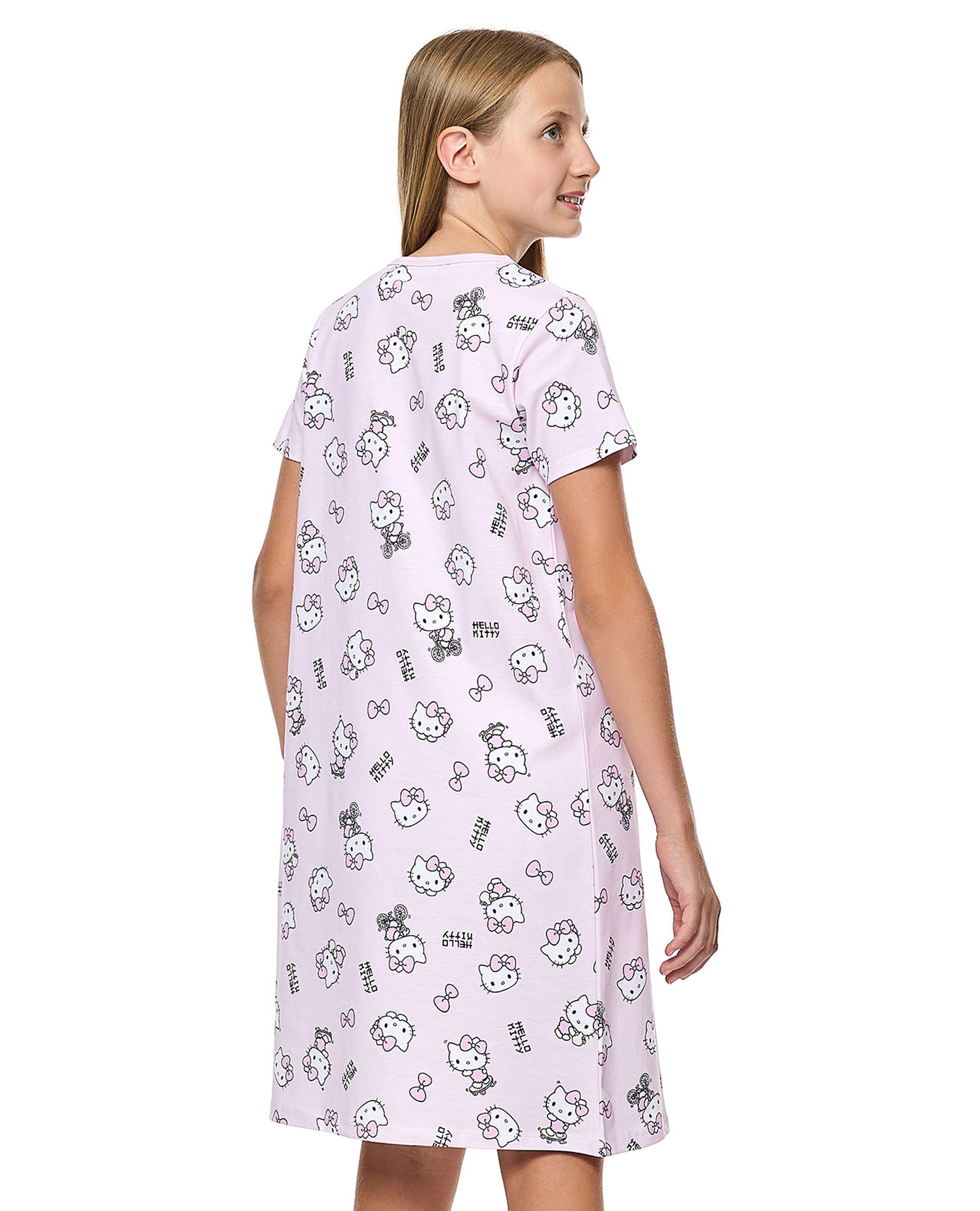 2 Pack Stitch Print Nightdresses