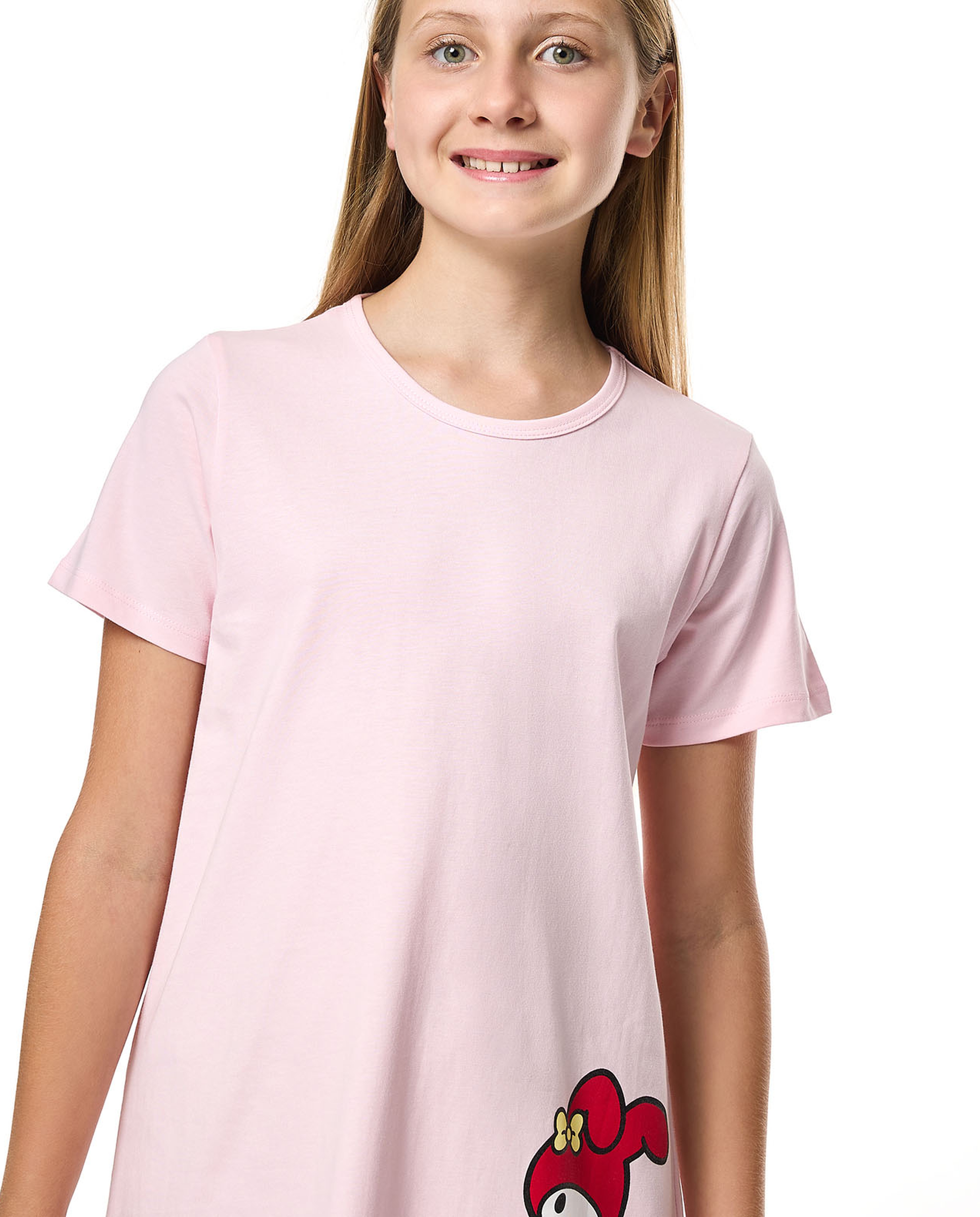 2 Pack Hello Kitty Print Nightdresses