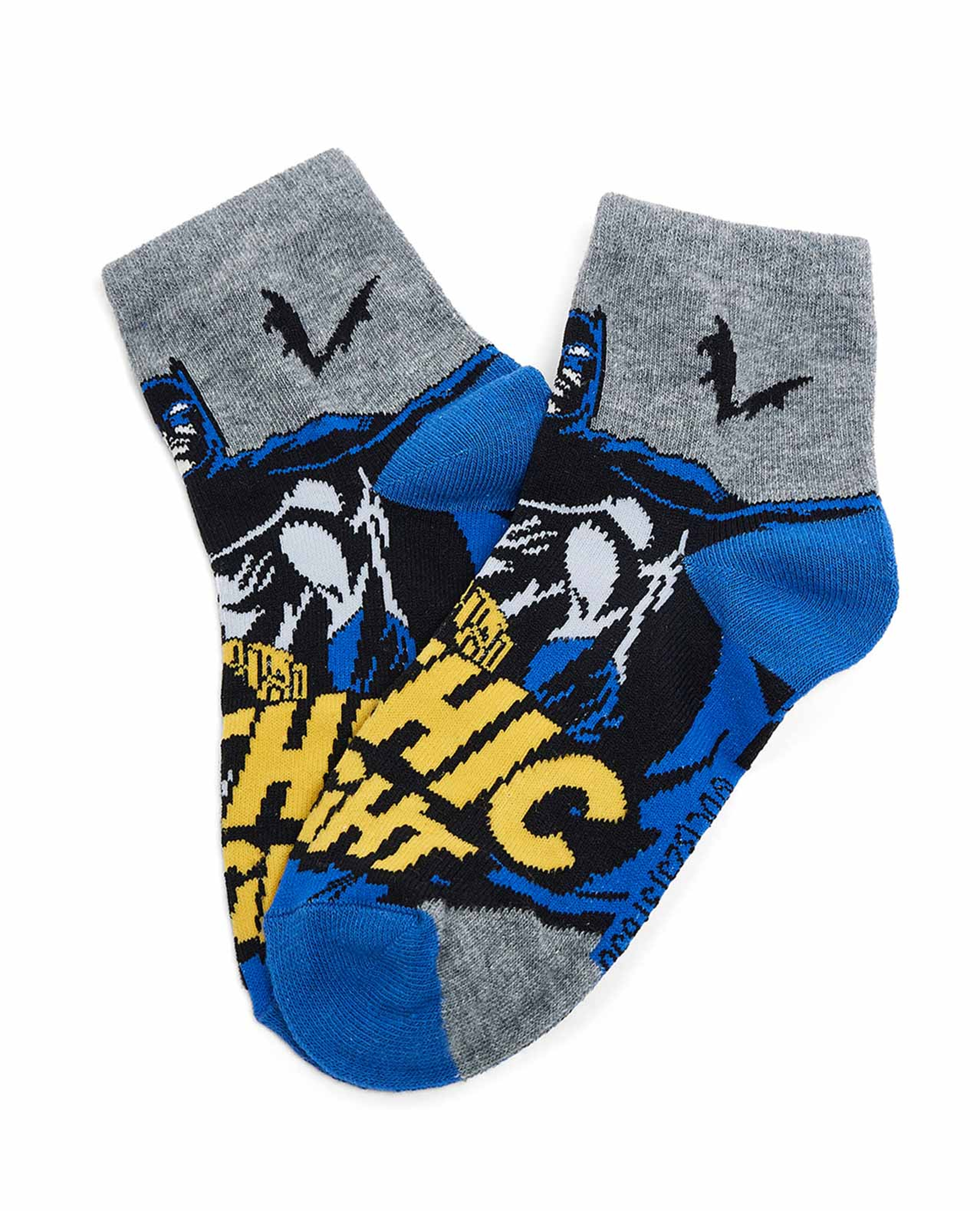 3 Pack Batman Print Ankle Socks