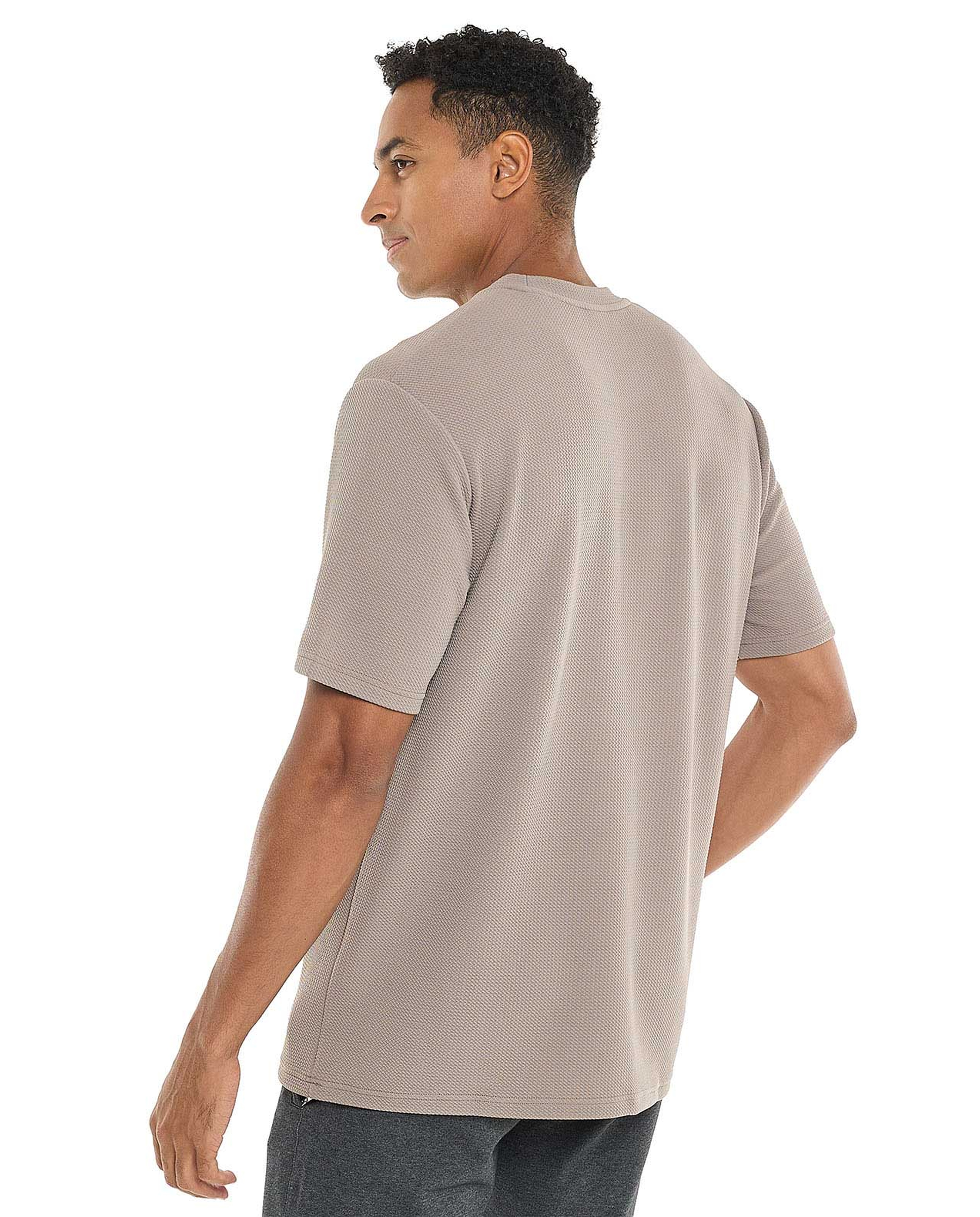 Solid T-Shirt with Crew Neck and Short Sleeves