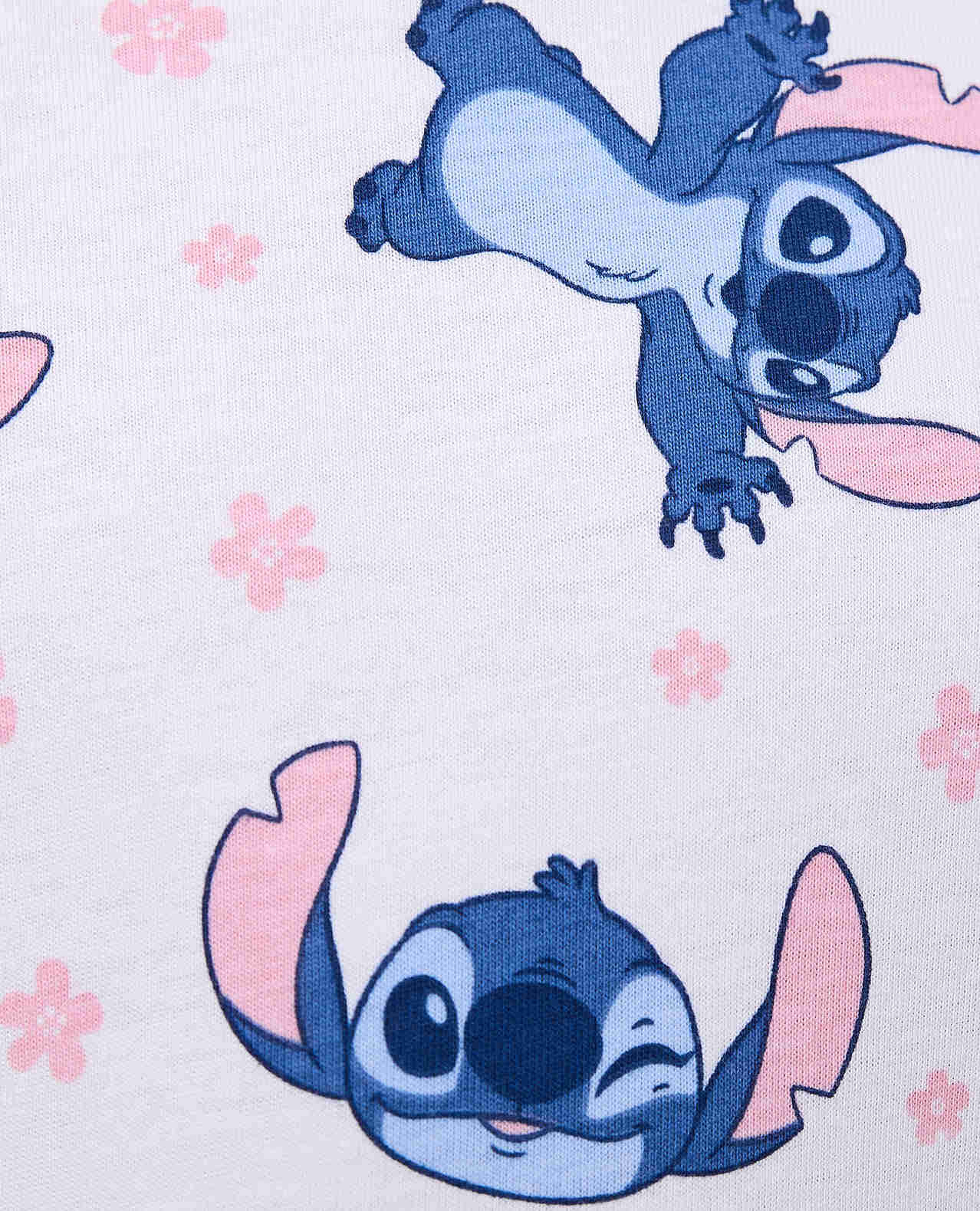 2 Pack Stitch Print Nightdresses