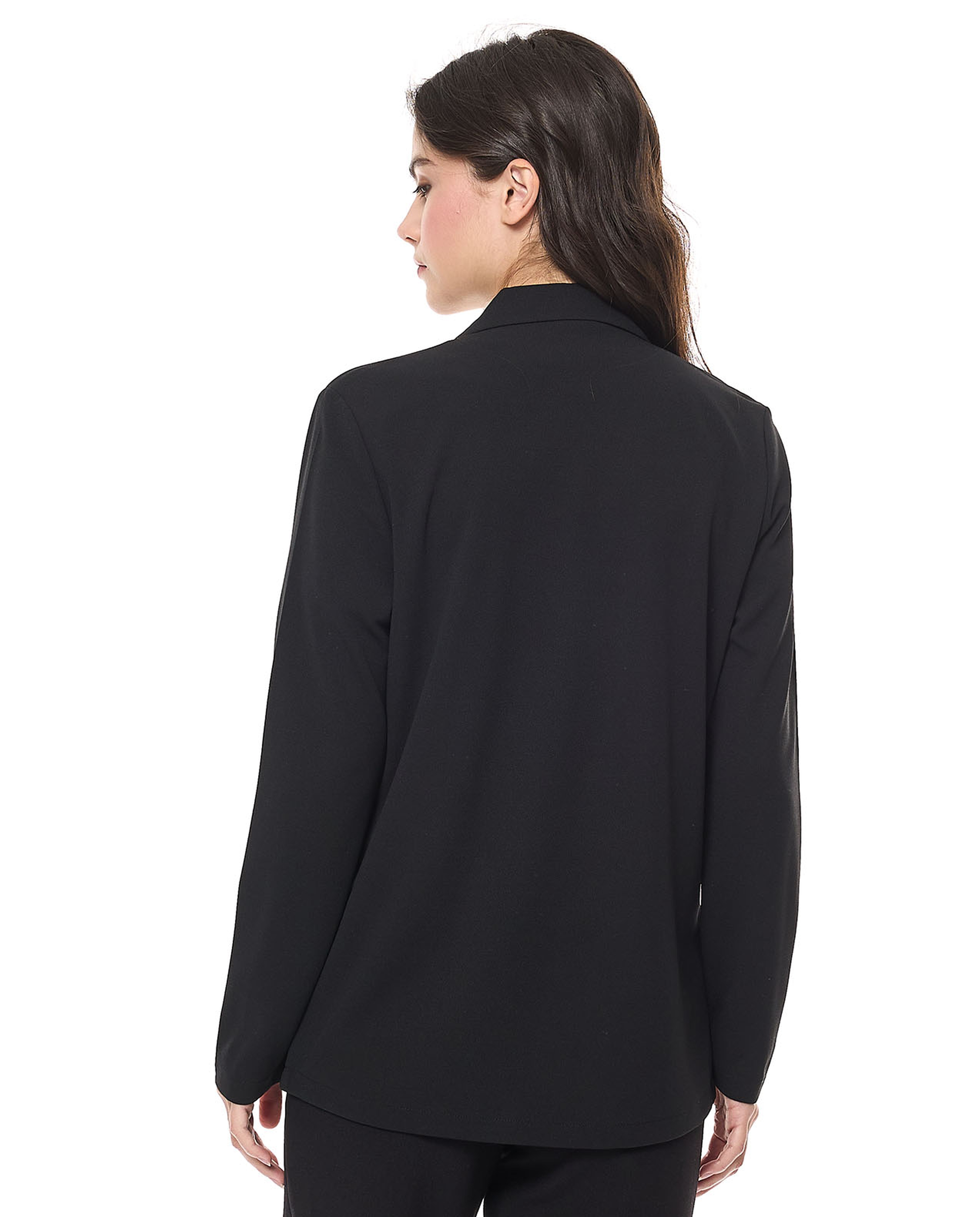 Solid Jacket with Long Sleeves