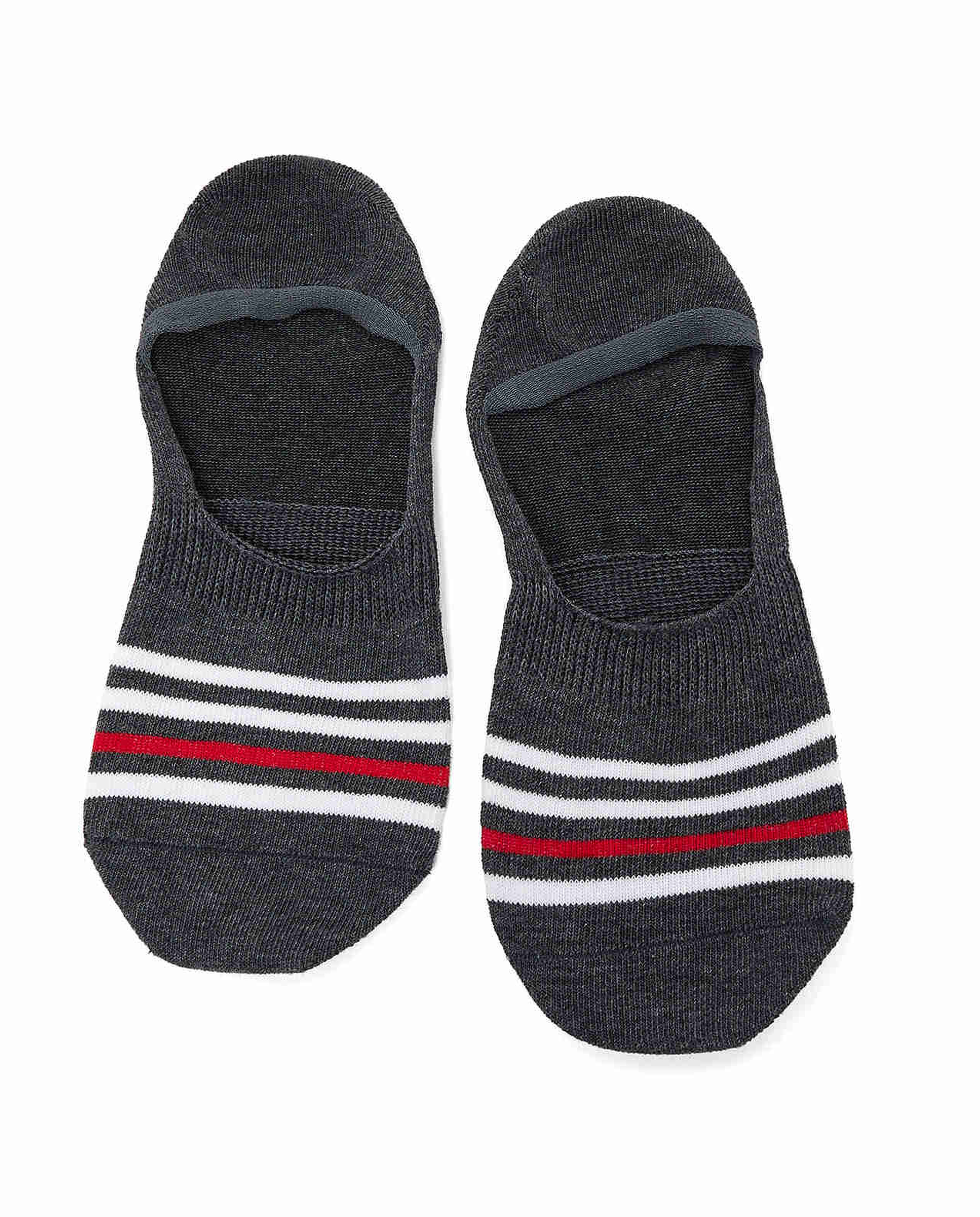 3 Pack Striped Ankle Socks
