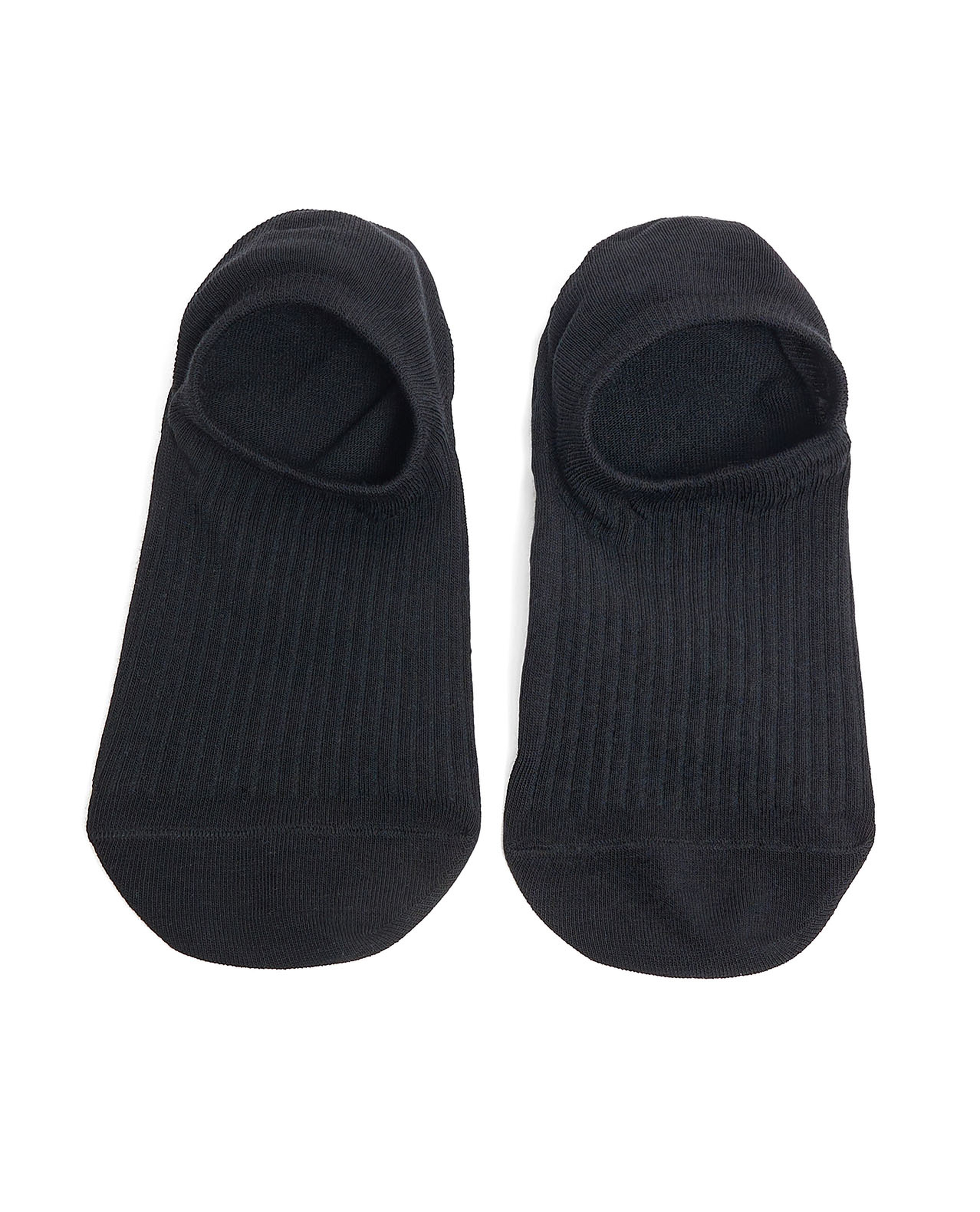 3 Pack Ribbed No-Show Socks
