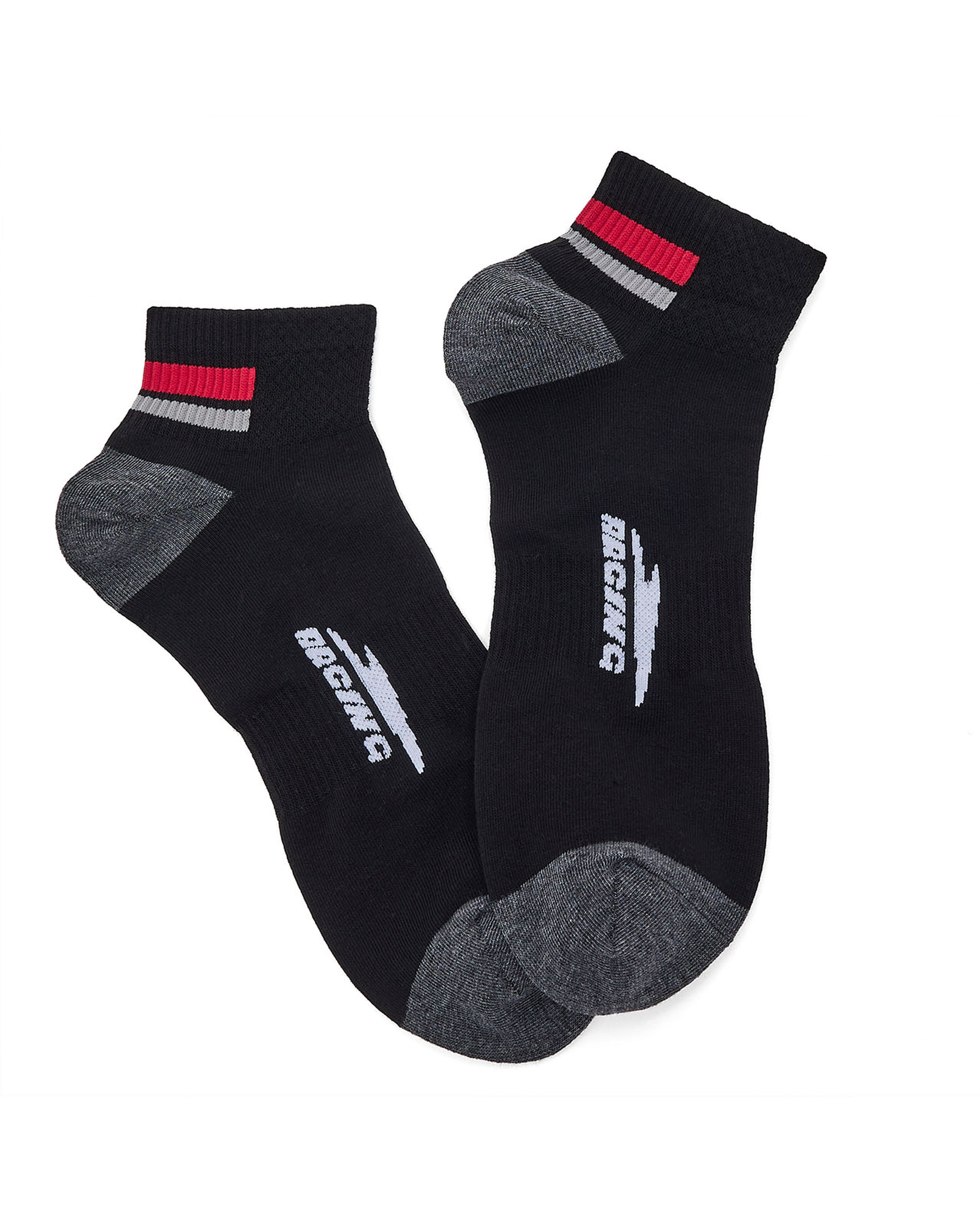 3 Pack Printed Ankle Socks