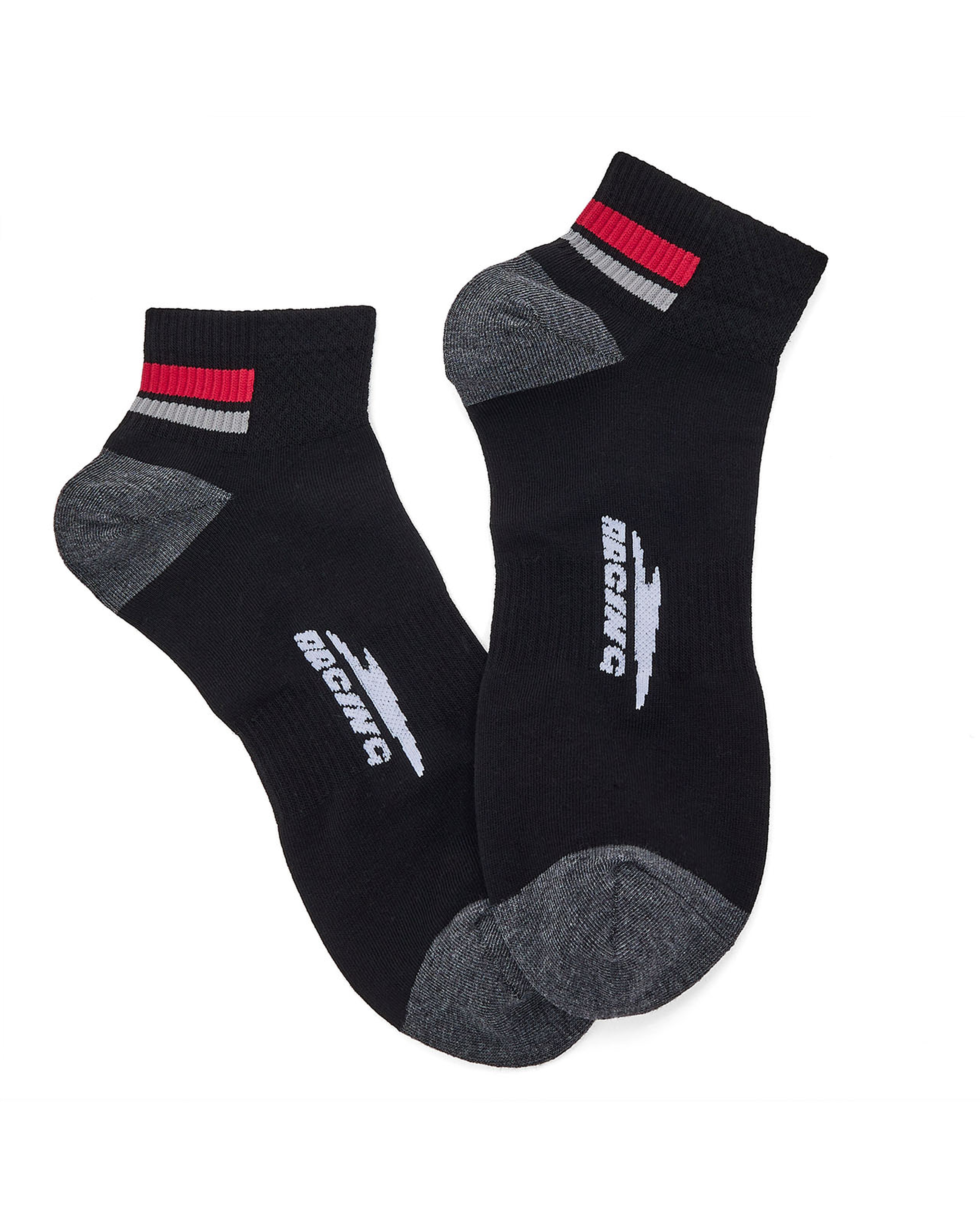 3 Pack Printed Ankle Socks