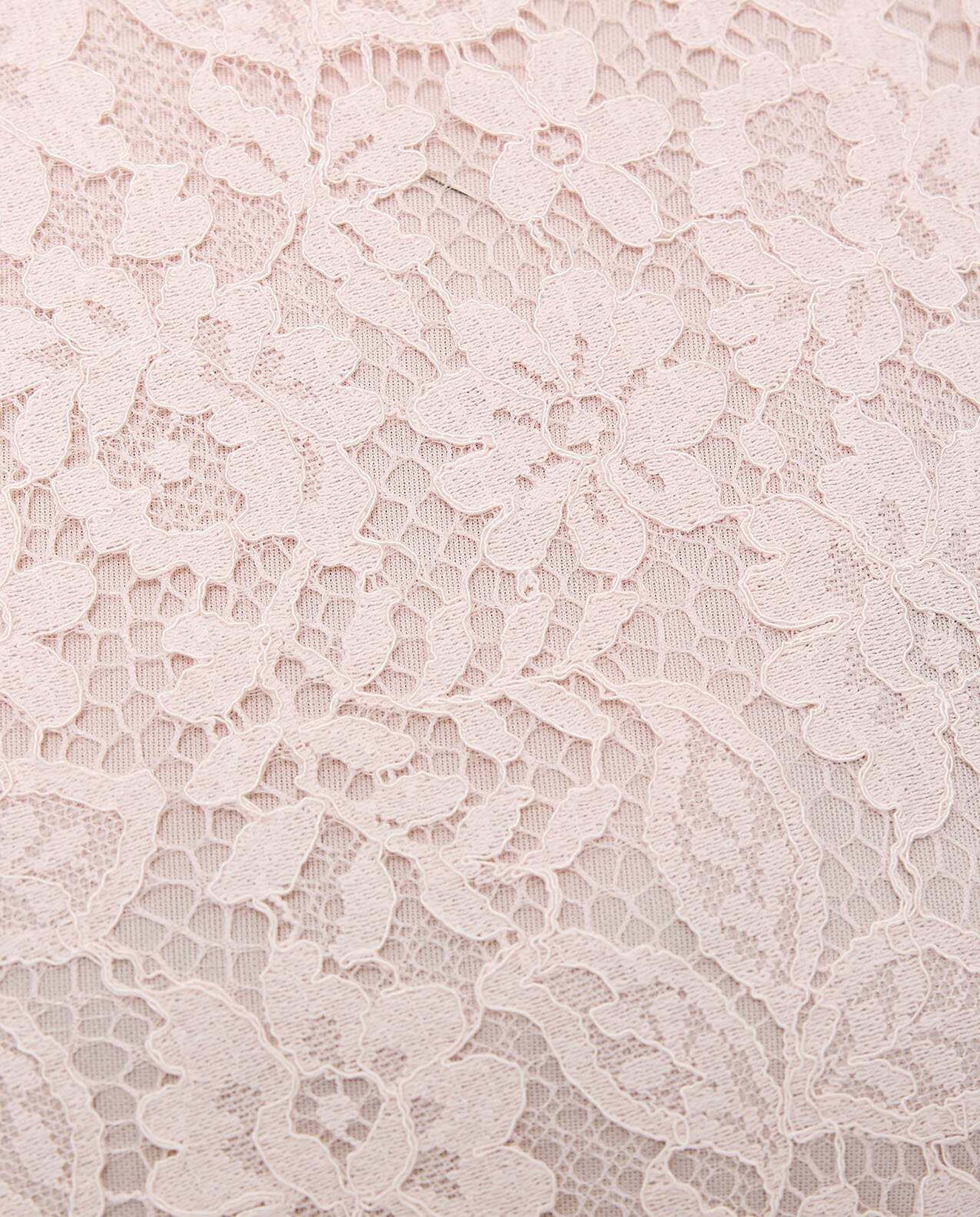 Laced Sleeveless Maxi Dress with Crew Neck