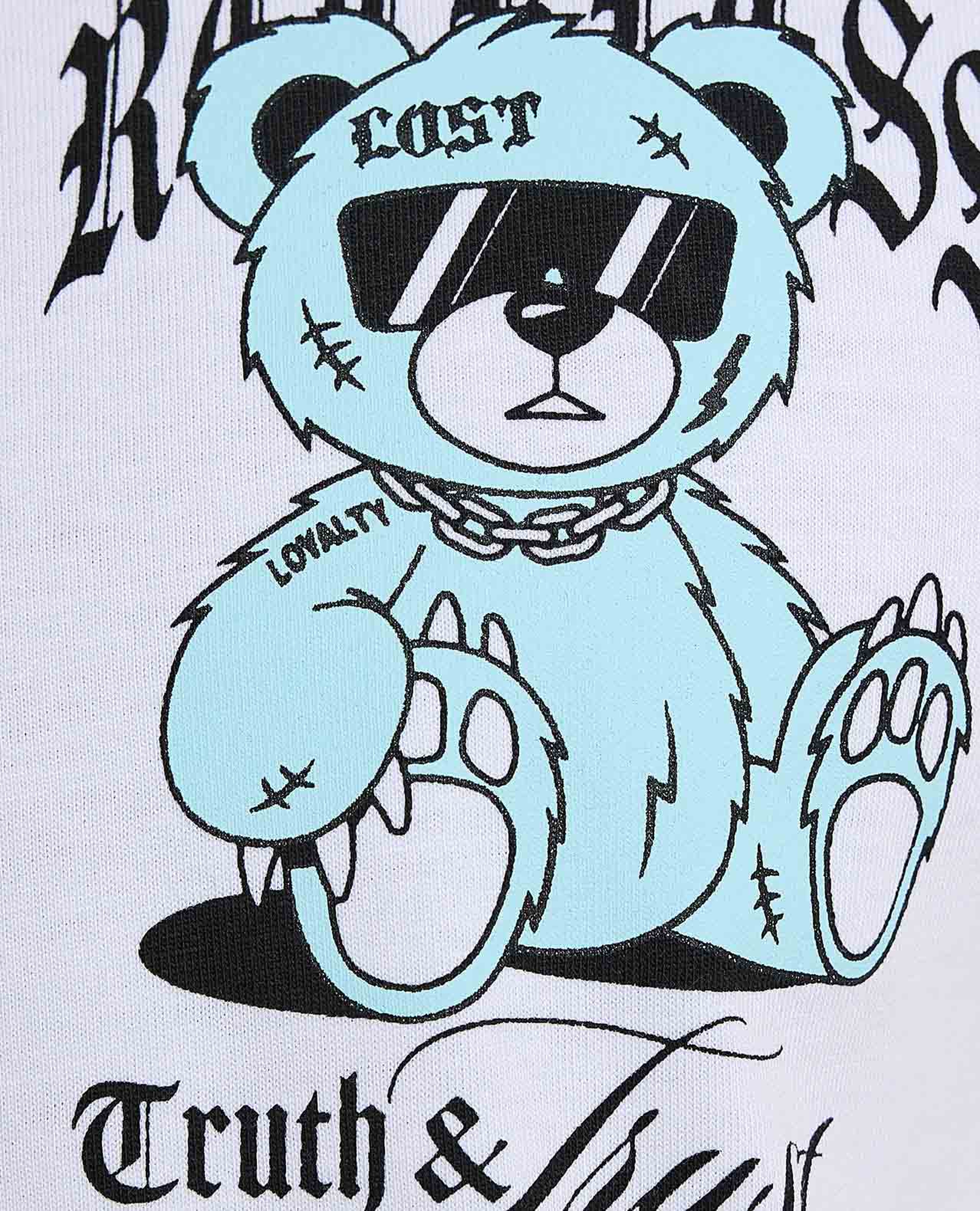 Printed T-Shirt with Crew Neck and Short Sleeves