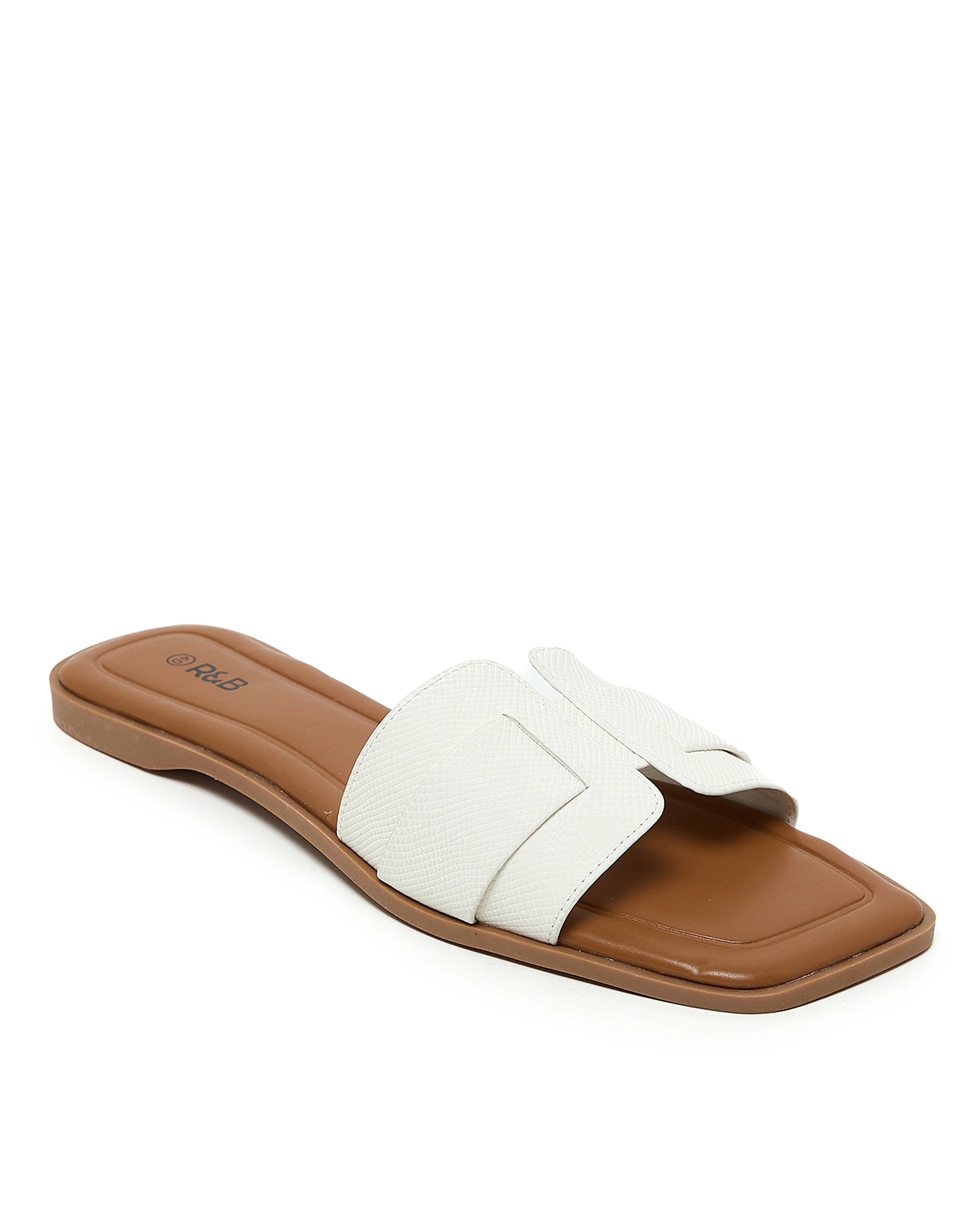 Textured Flat Sandals