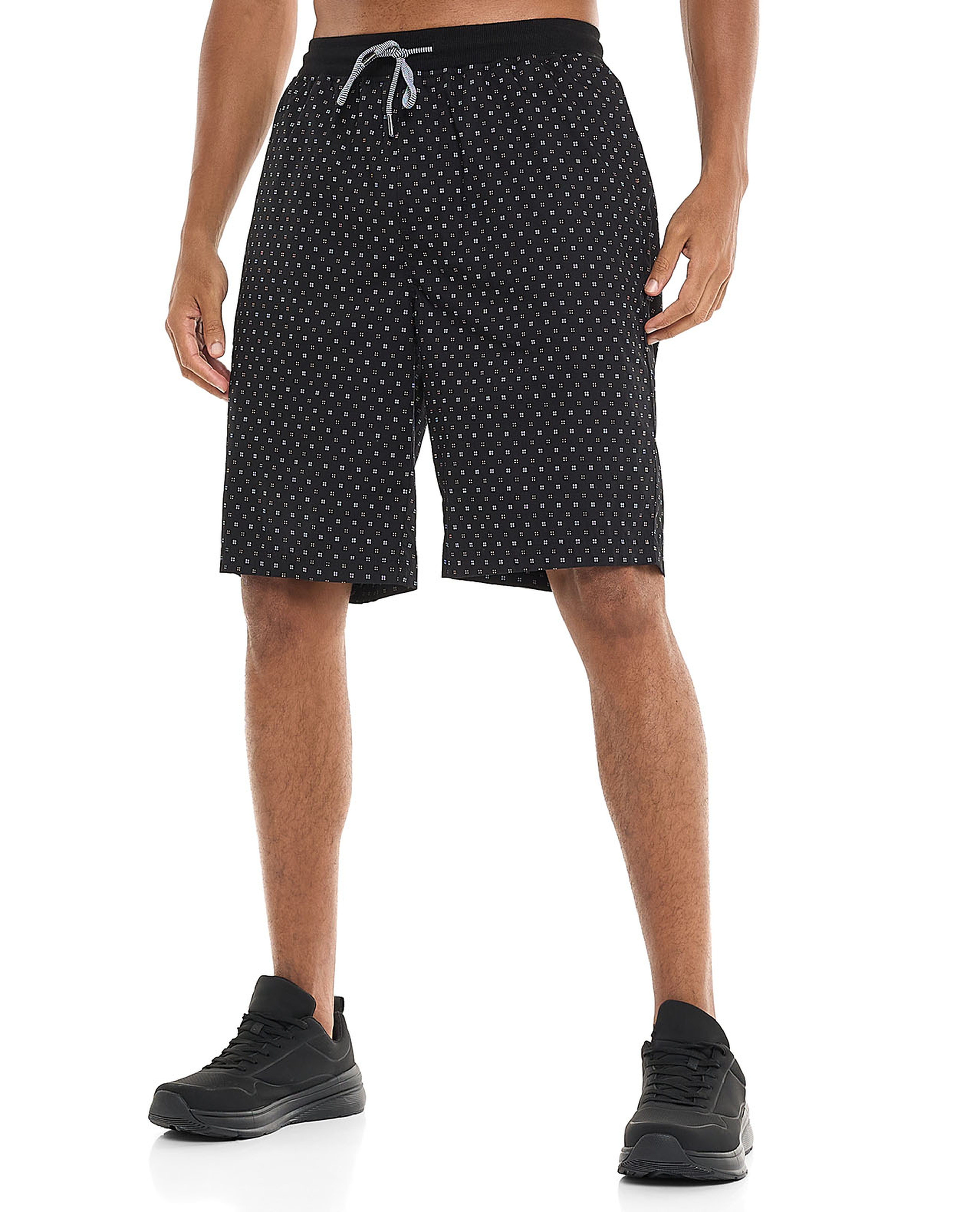 Printed Sleep Shorts with Drawstring Waist