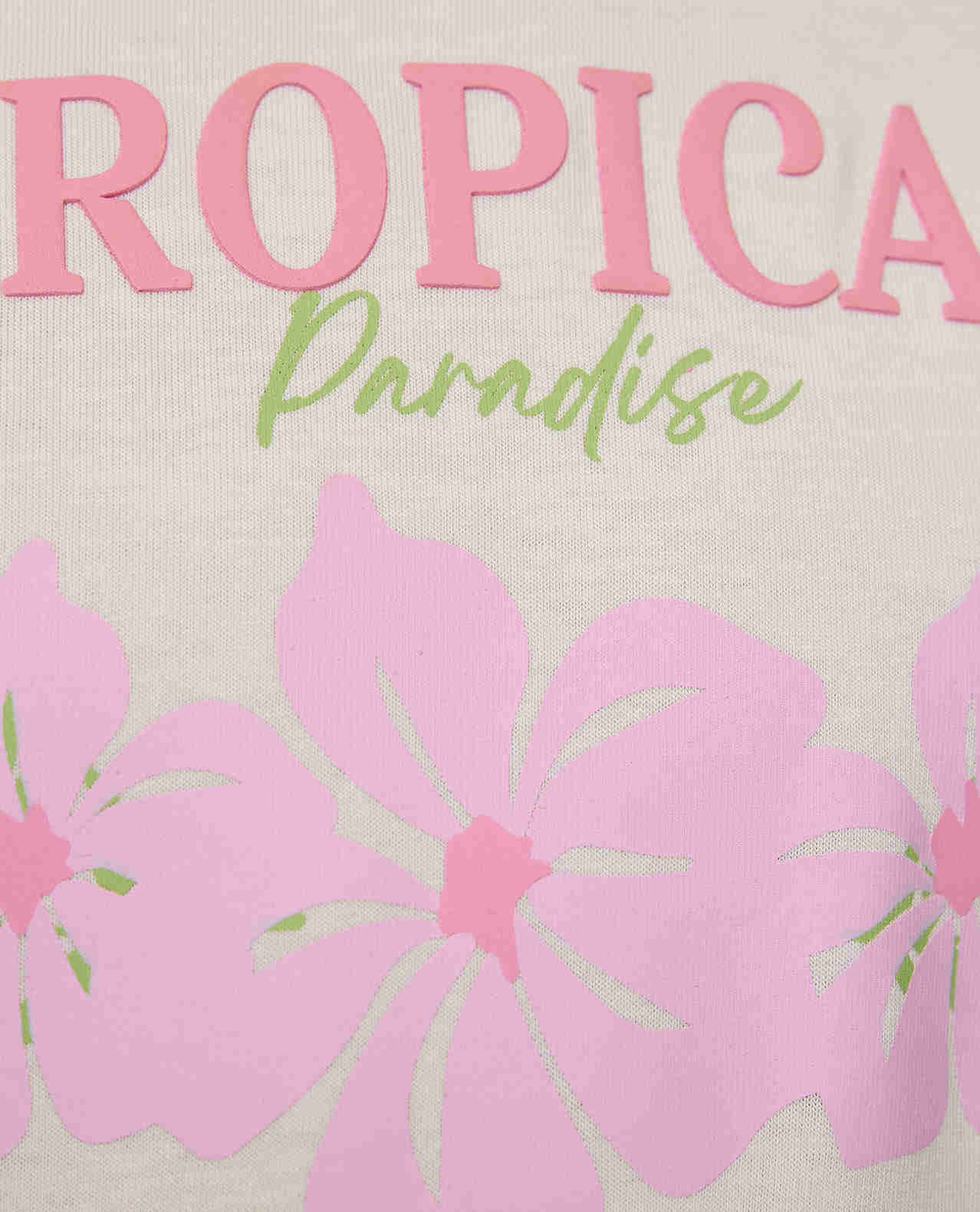 Printed Fit and Flare Dress with Short Sleeves