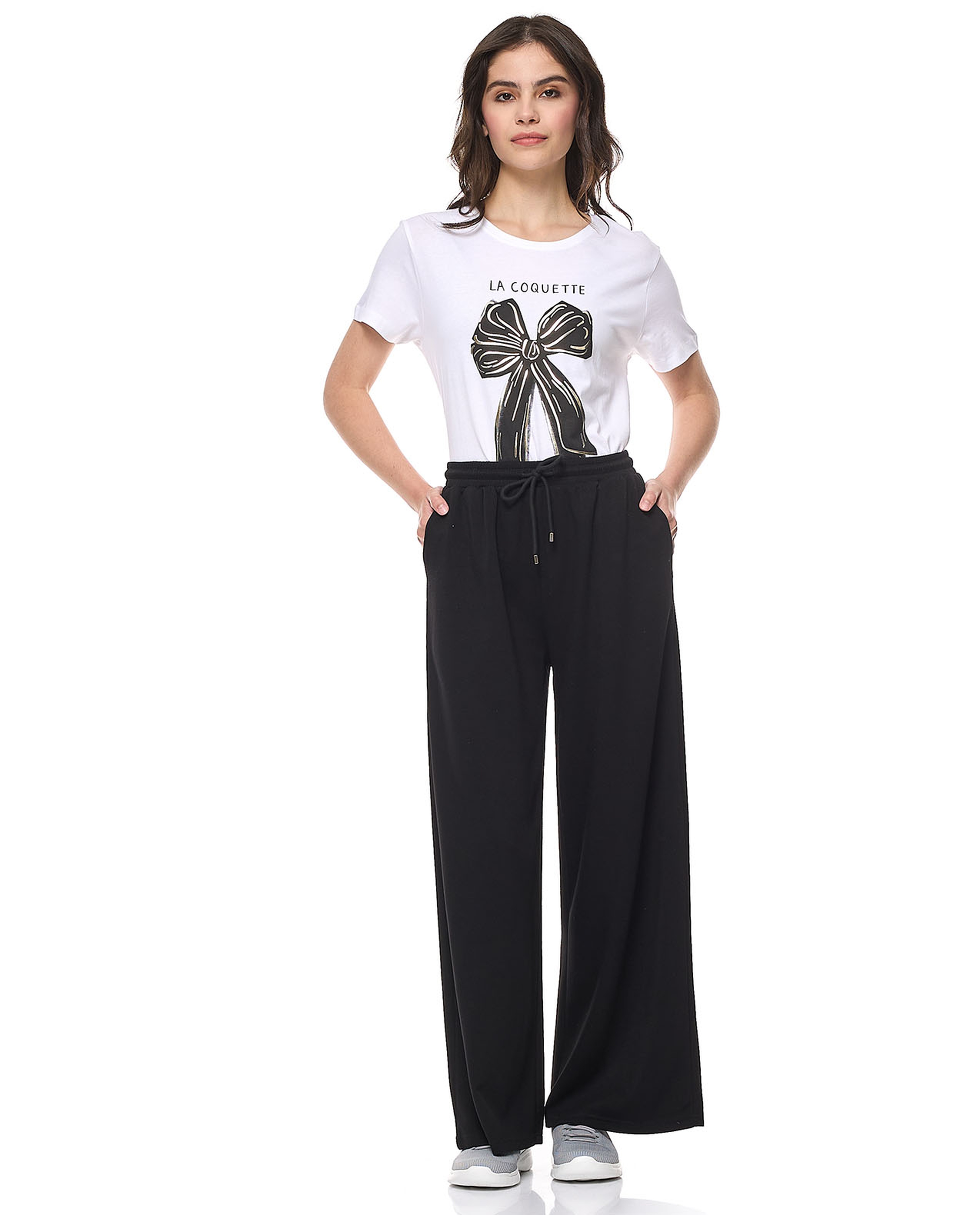 Printed T-Shirt With Crew Neck and Short Sleeves