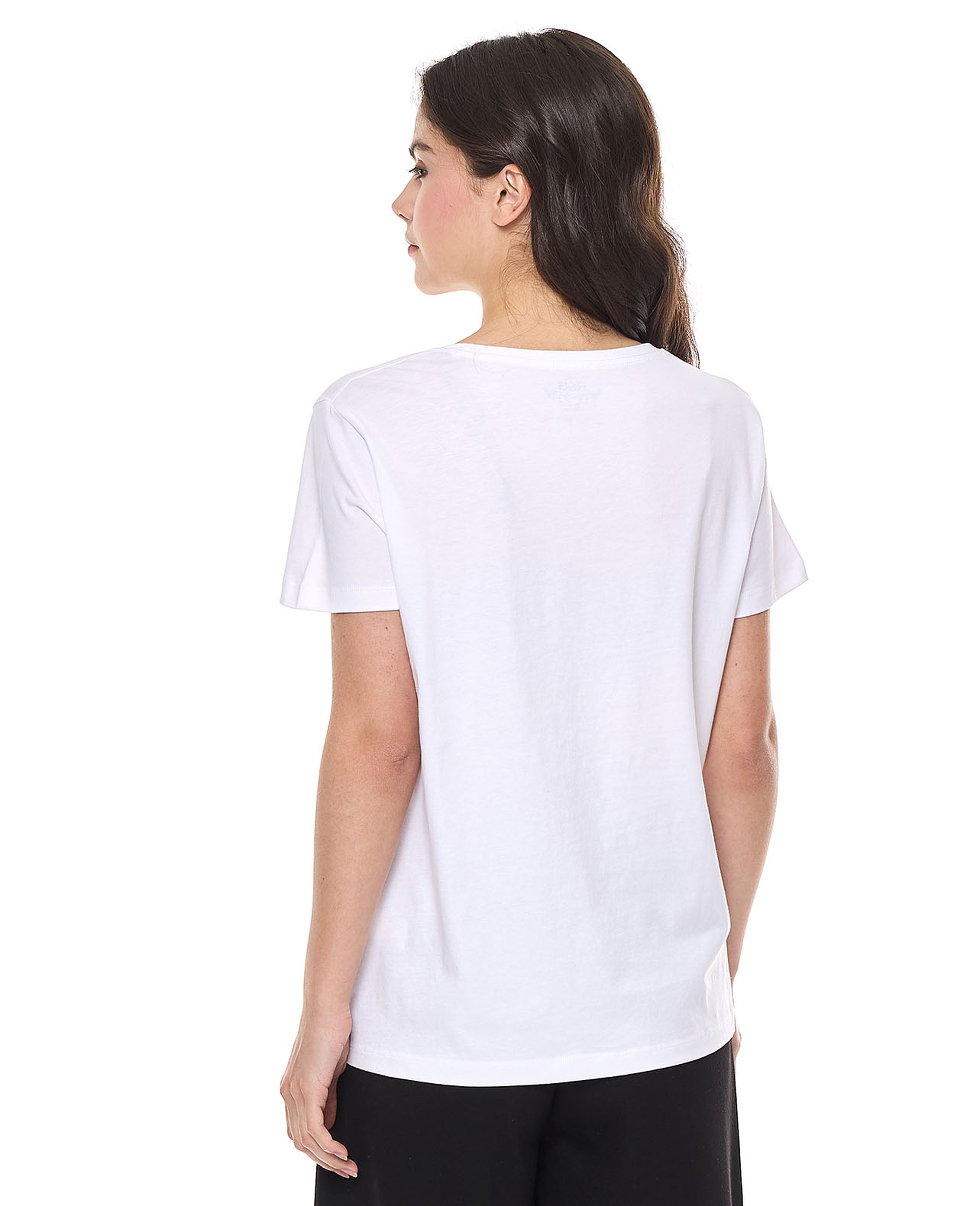 Printed T-Shirt With Crew Neck and Short Sleeves