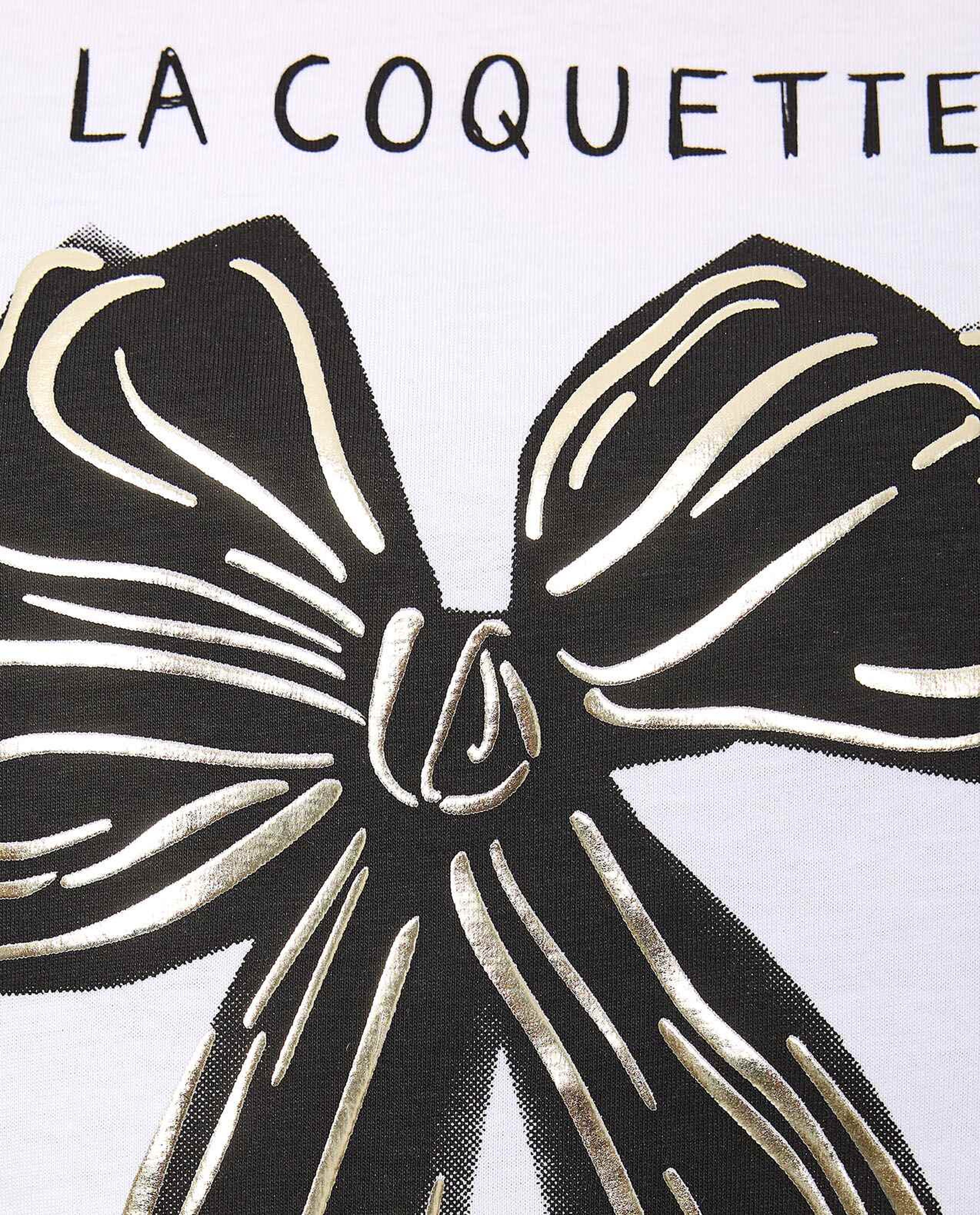 Printed T-Shirt With Crew Neck and Short Sleeves