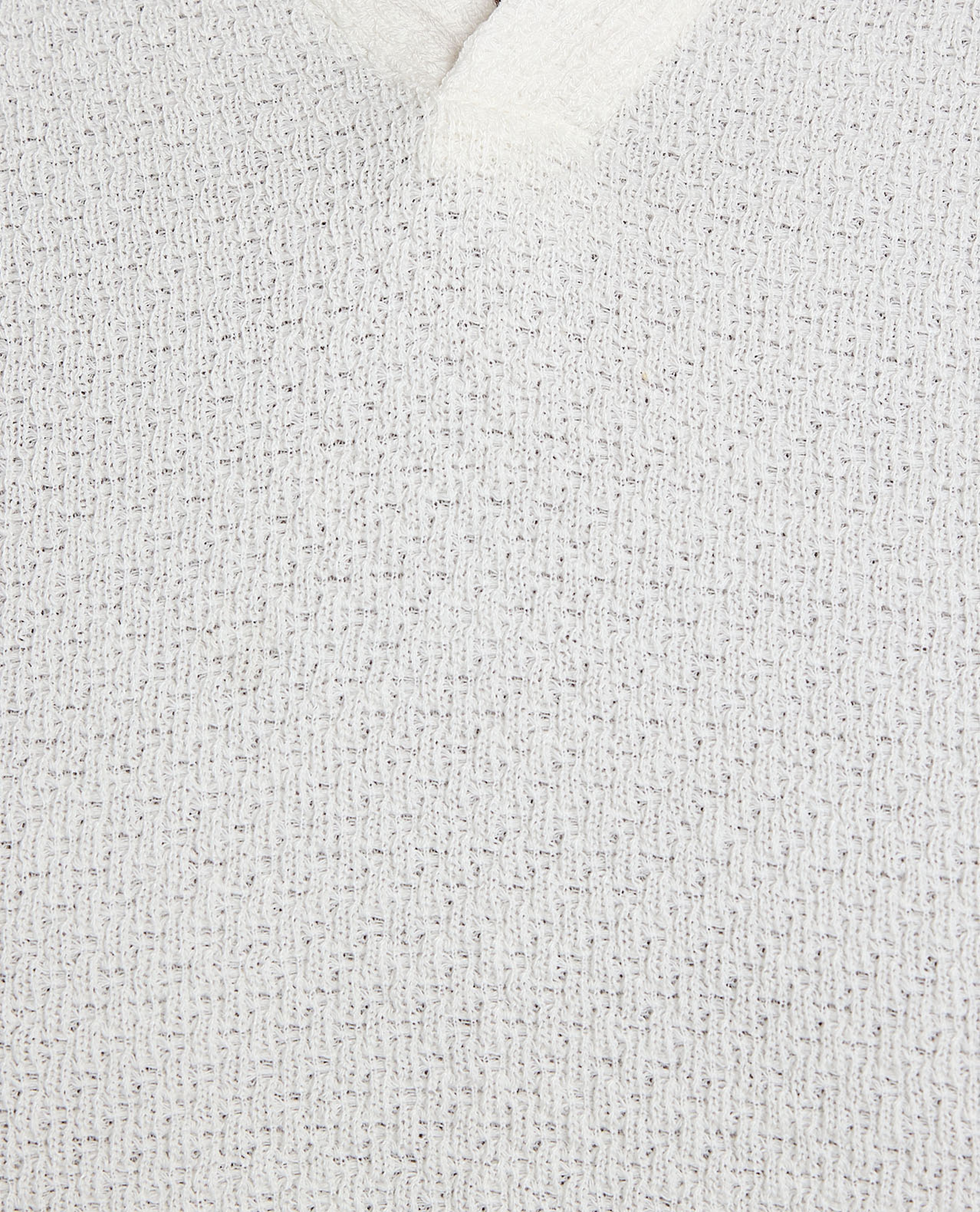 Textured Polo T-Shirt with Short Sleeves