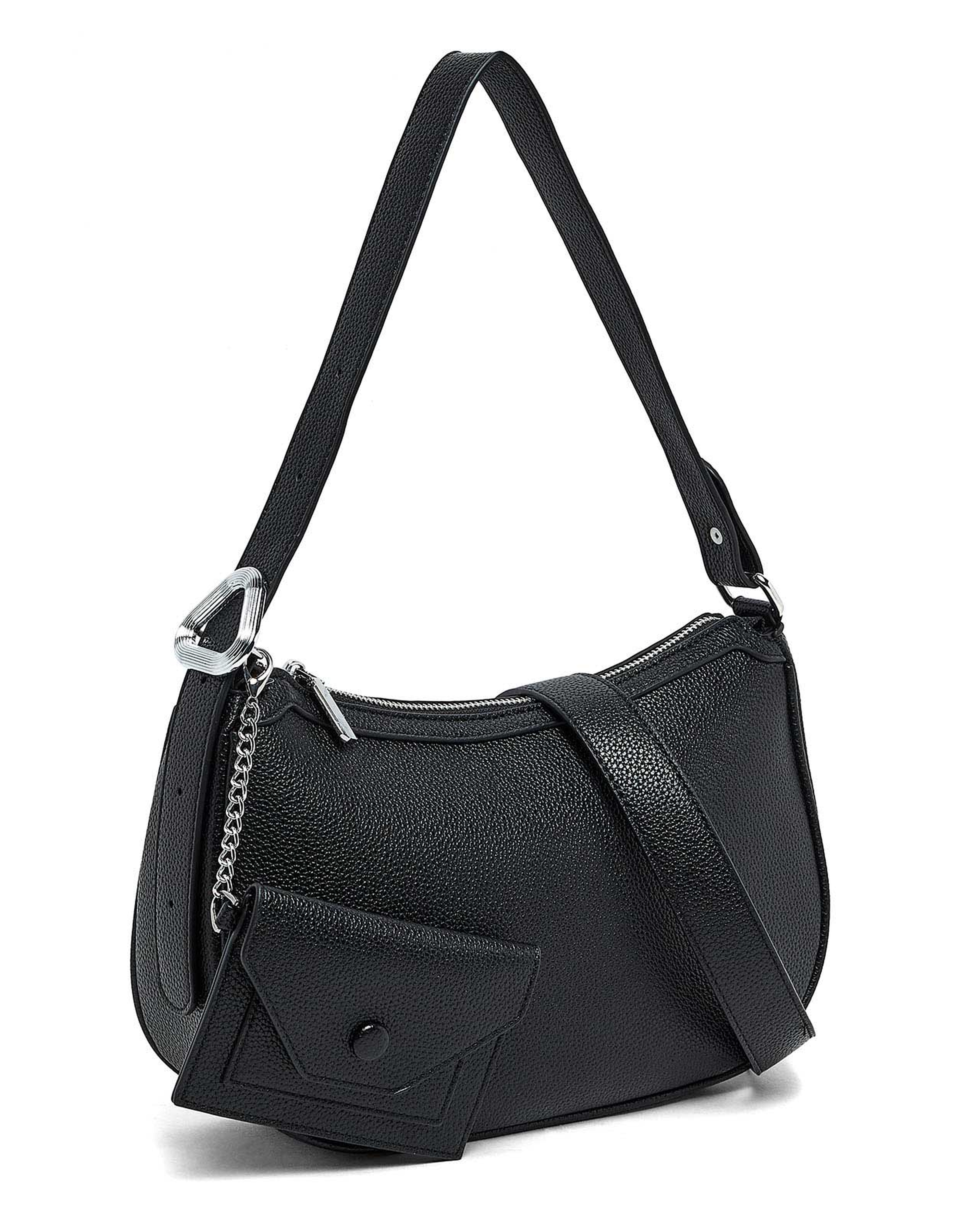 Textured Shoulder Bag
