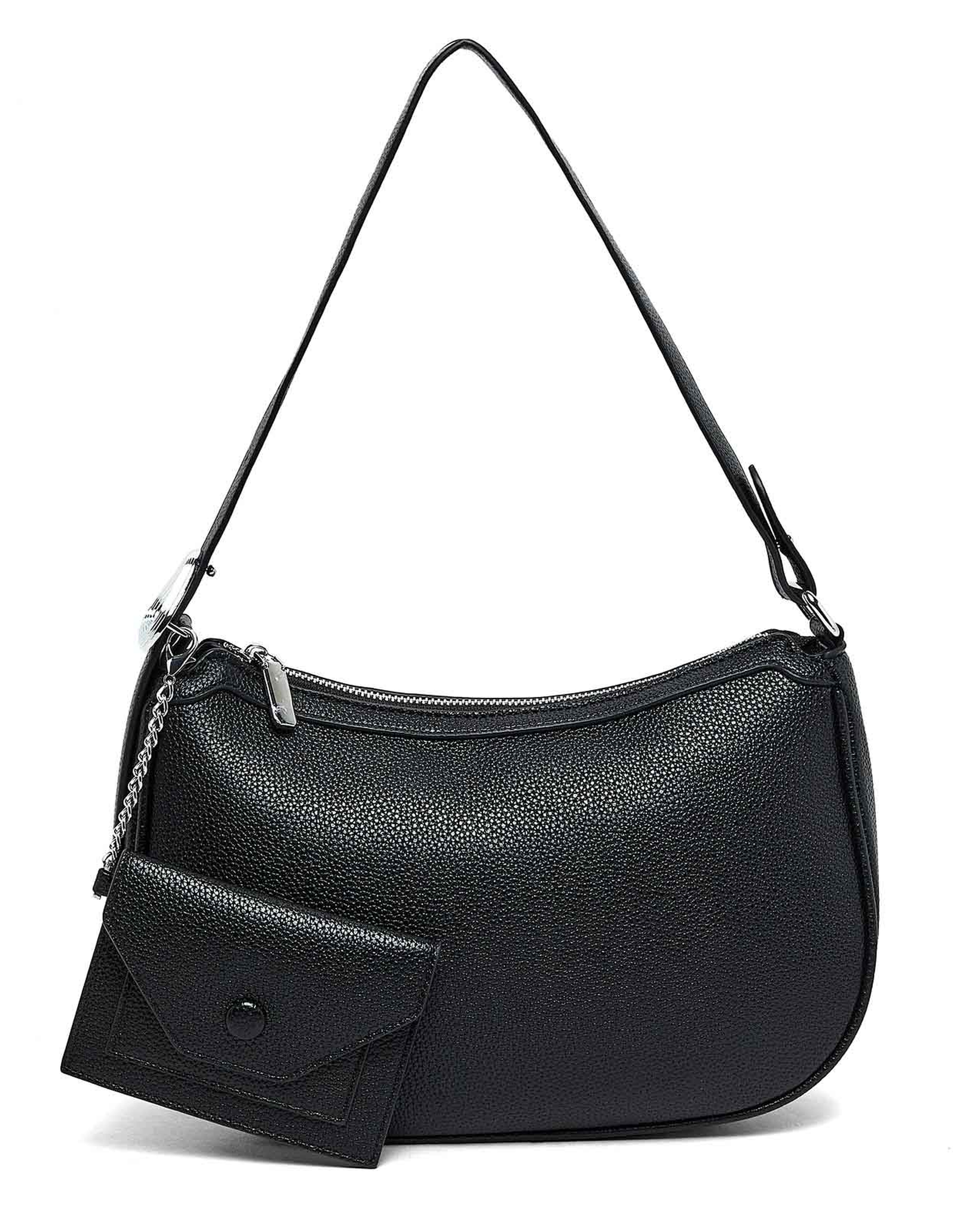 Textured Shoulder Bag