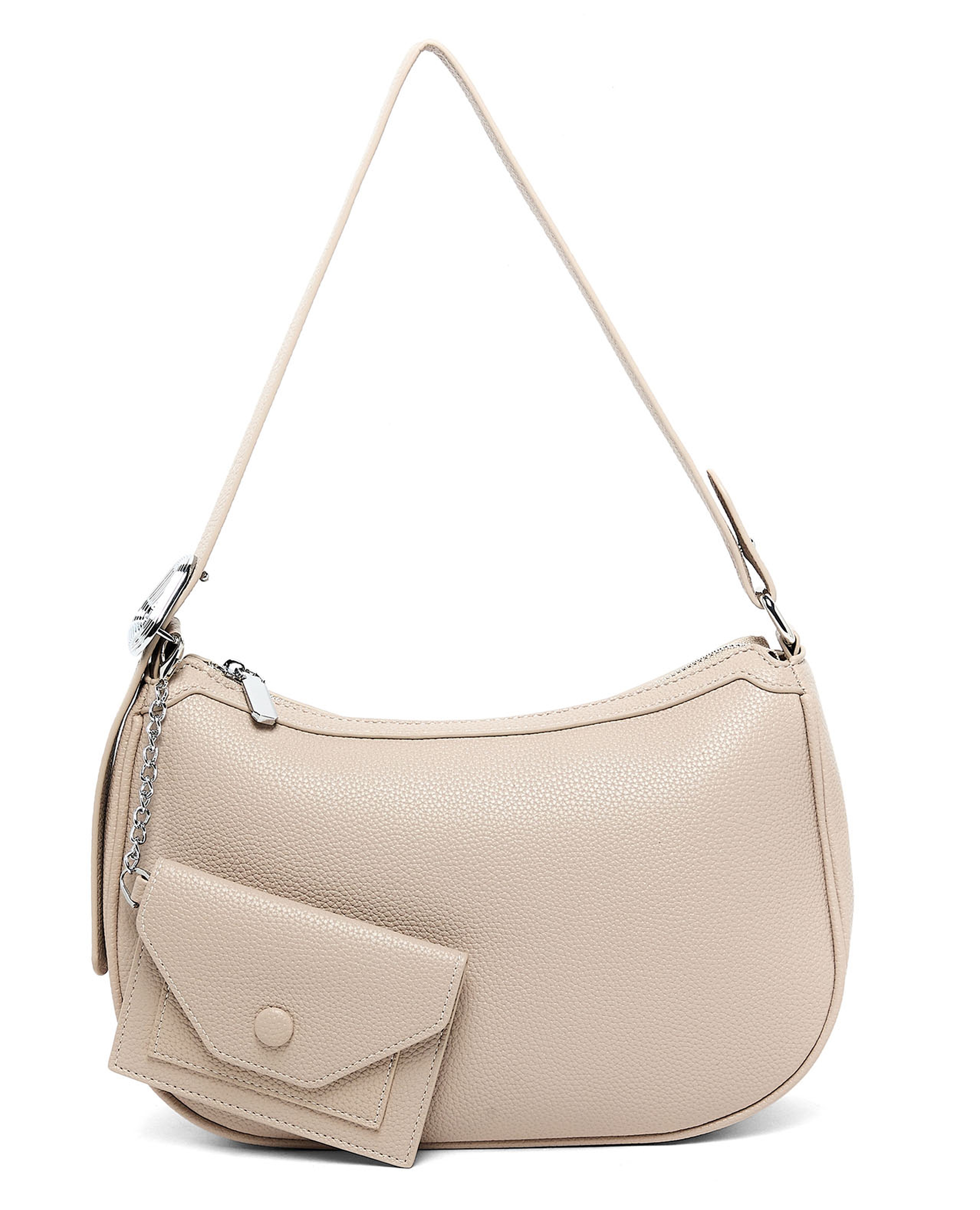 حقيبة كتف بنقشة