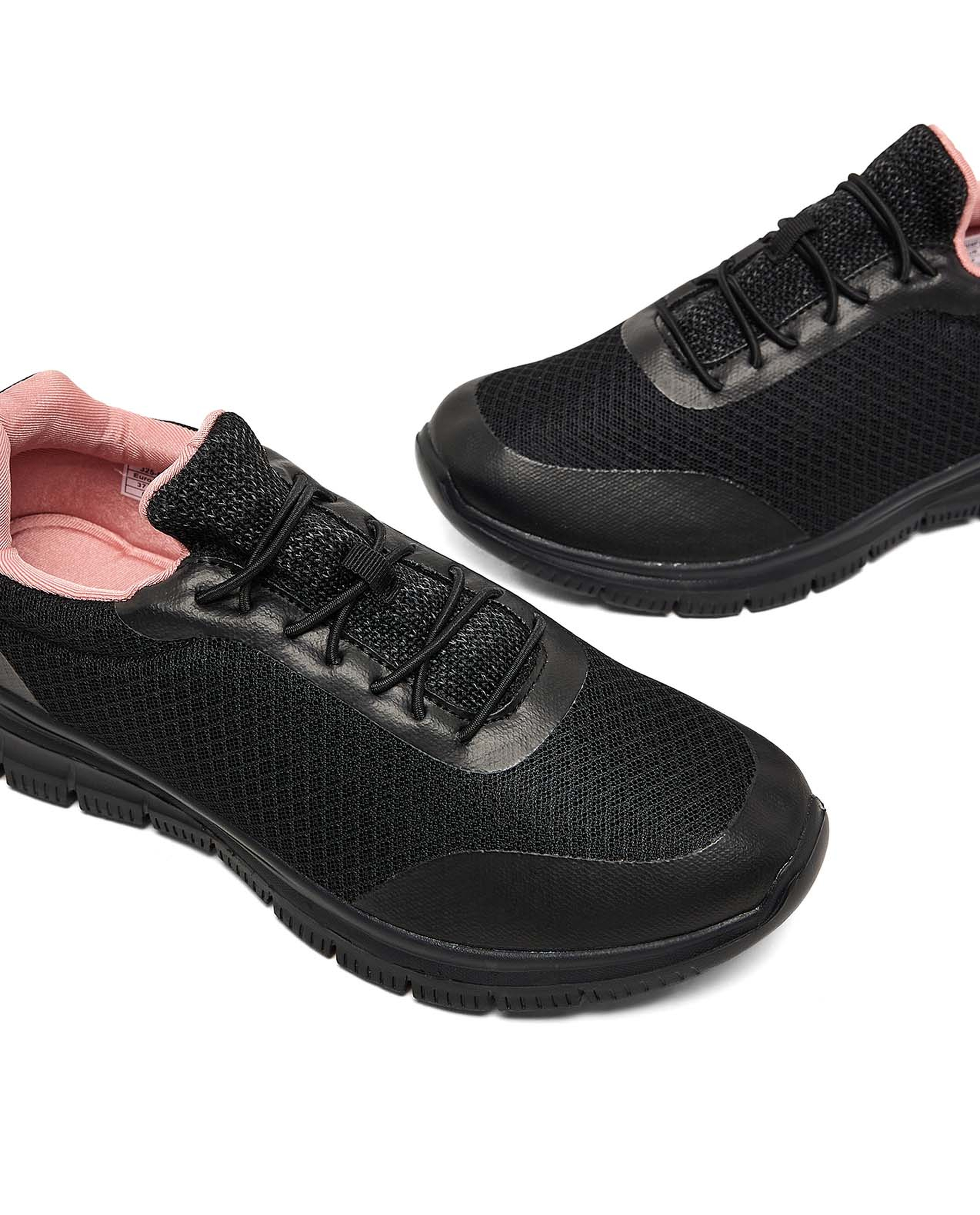 Mesh Detail Slip-On Shoes