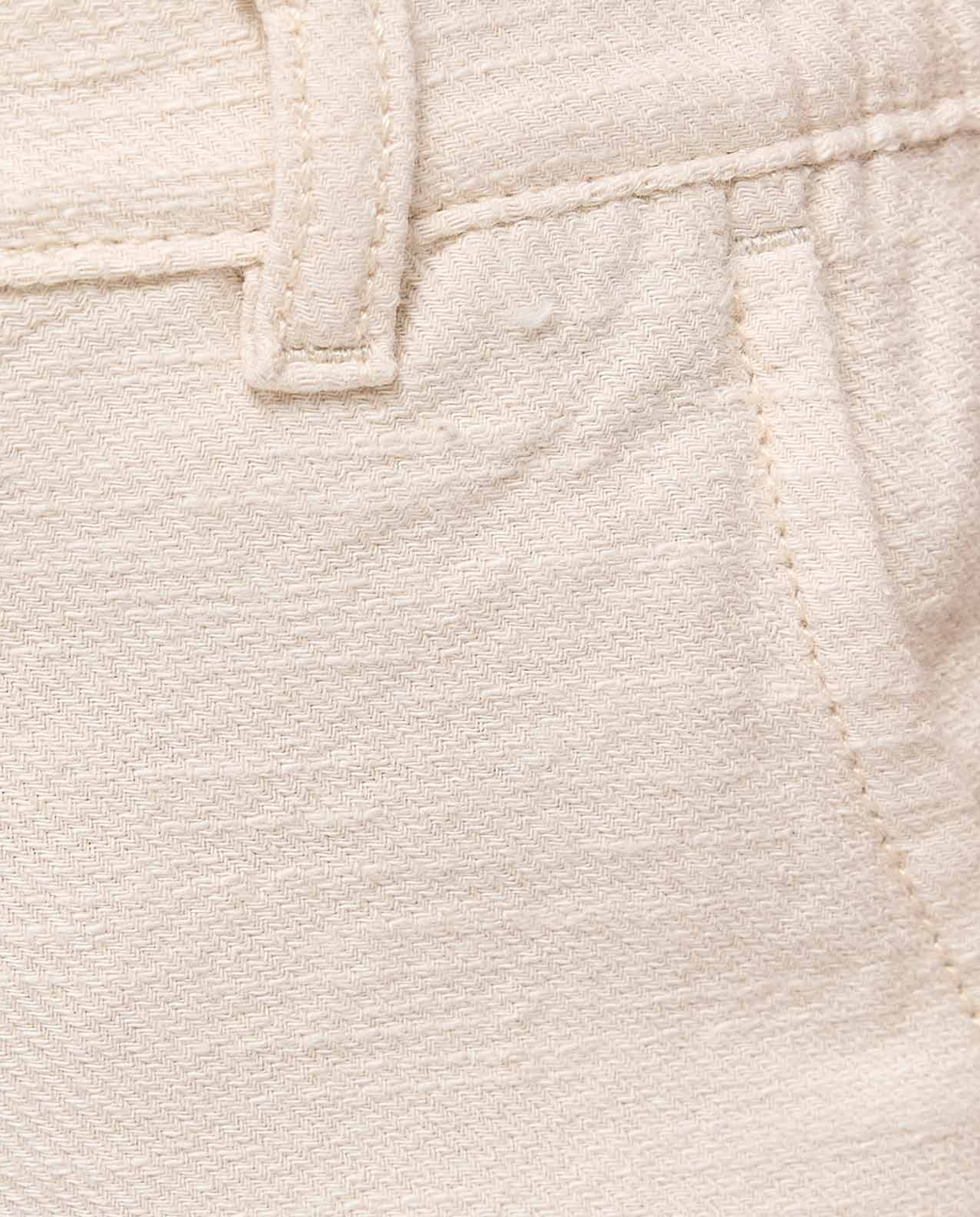 Textured Pants with Button Closure