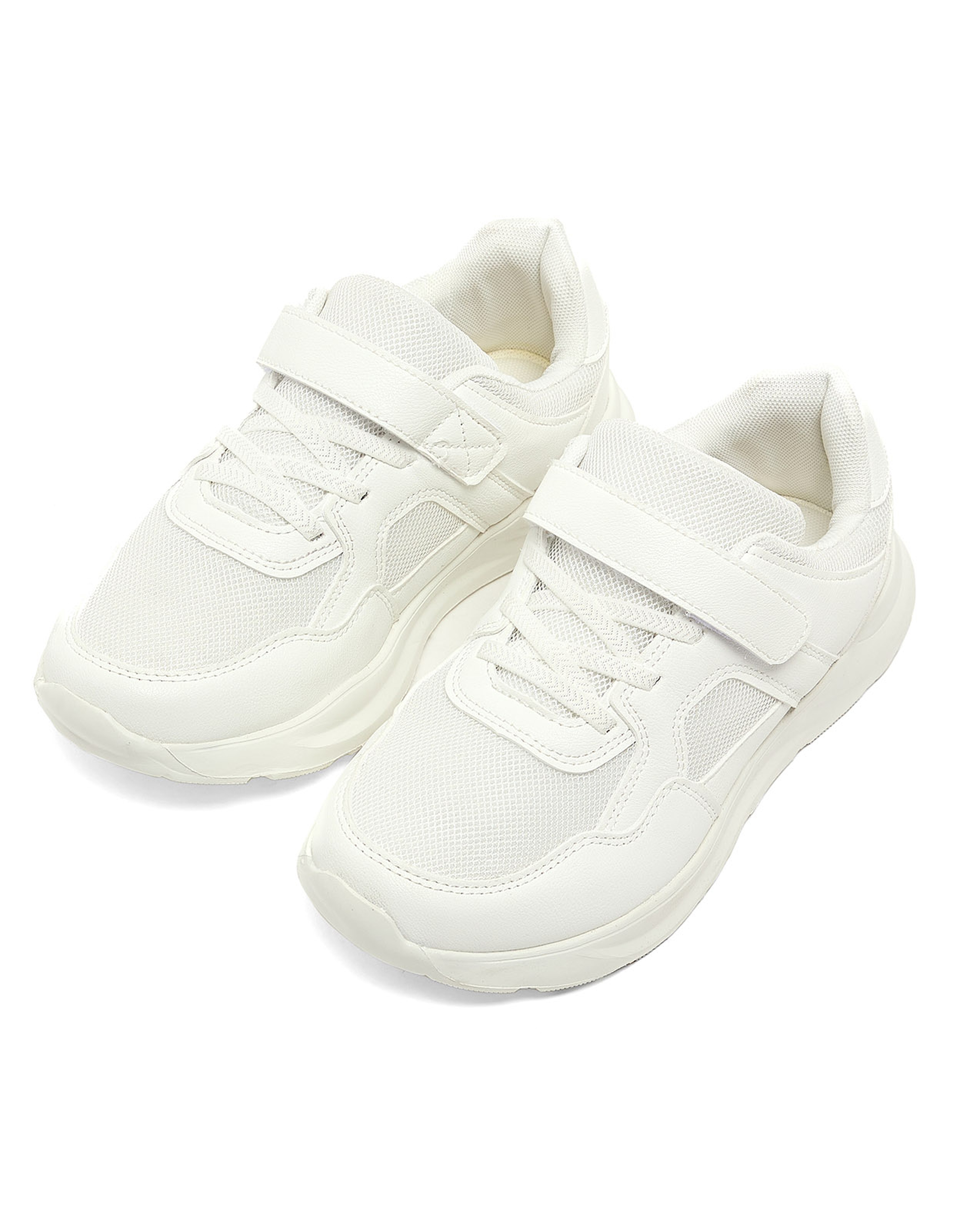 Mesh Detail School Shoes with Velcro Closure