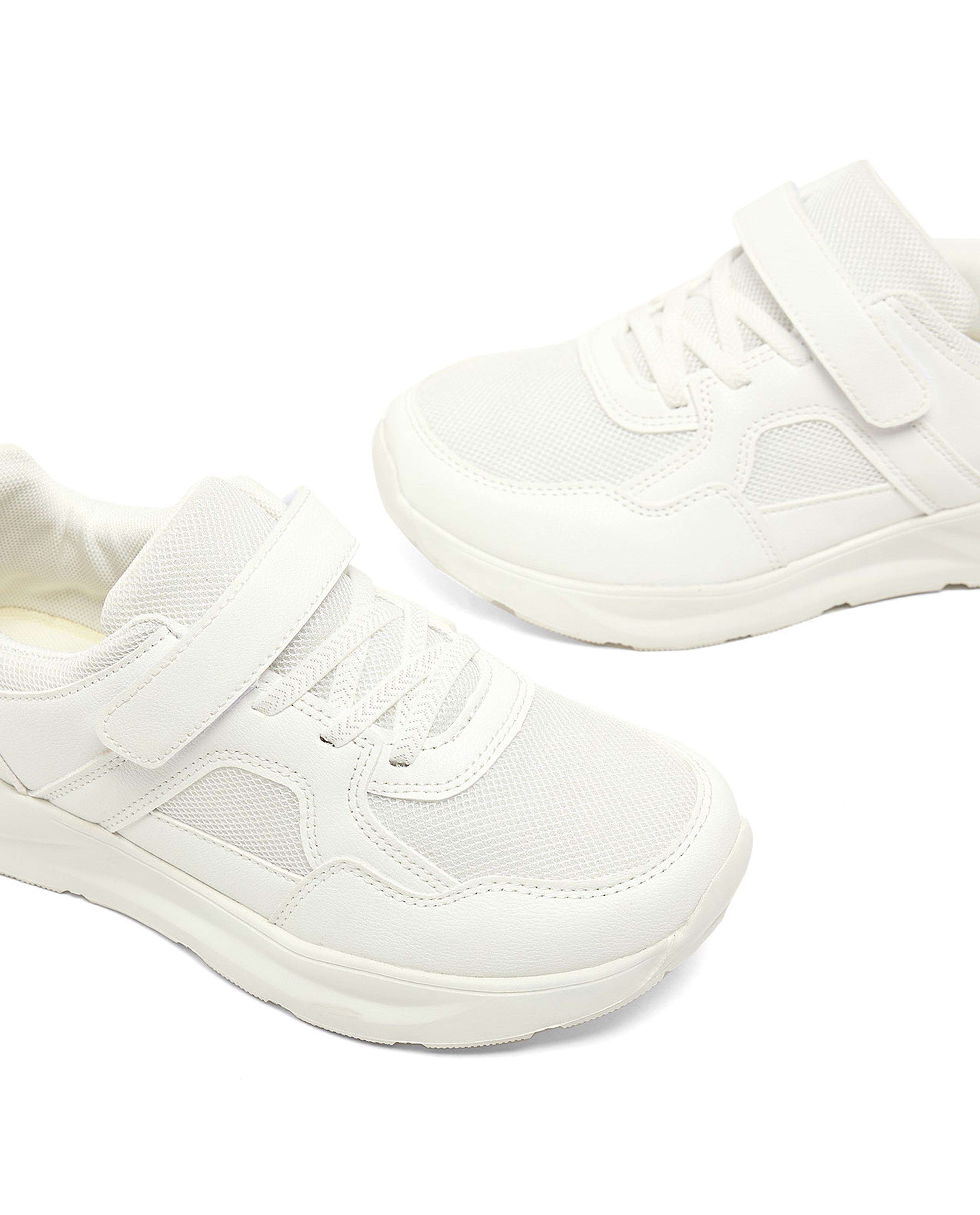 Mesh Detail School Shoes with Velcro Closure