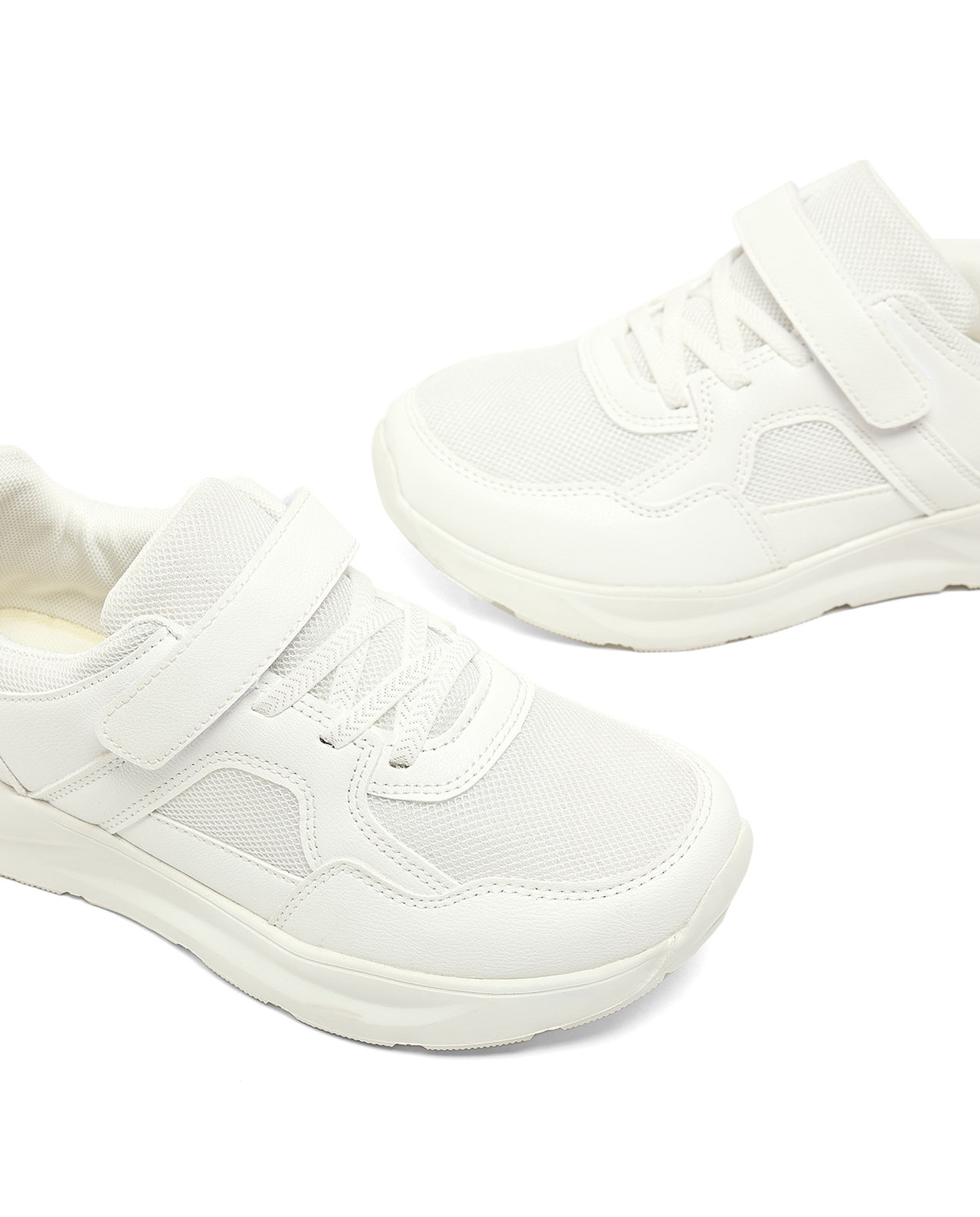 Mesh Detail School Shoes with Velcro Closure