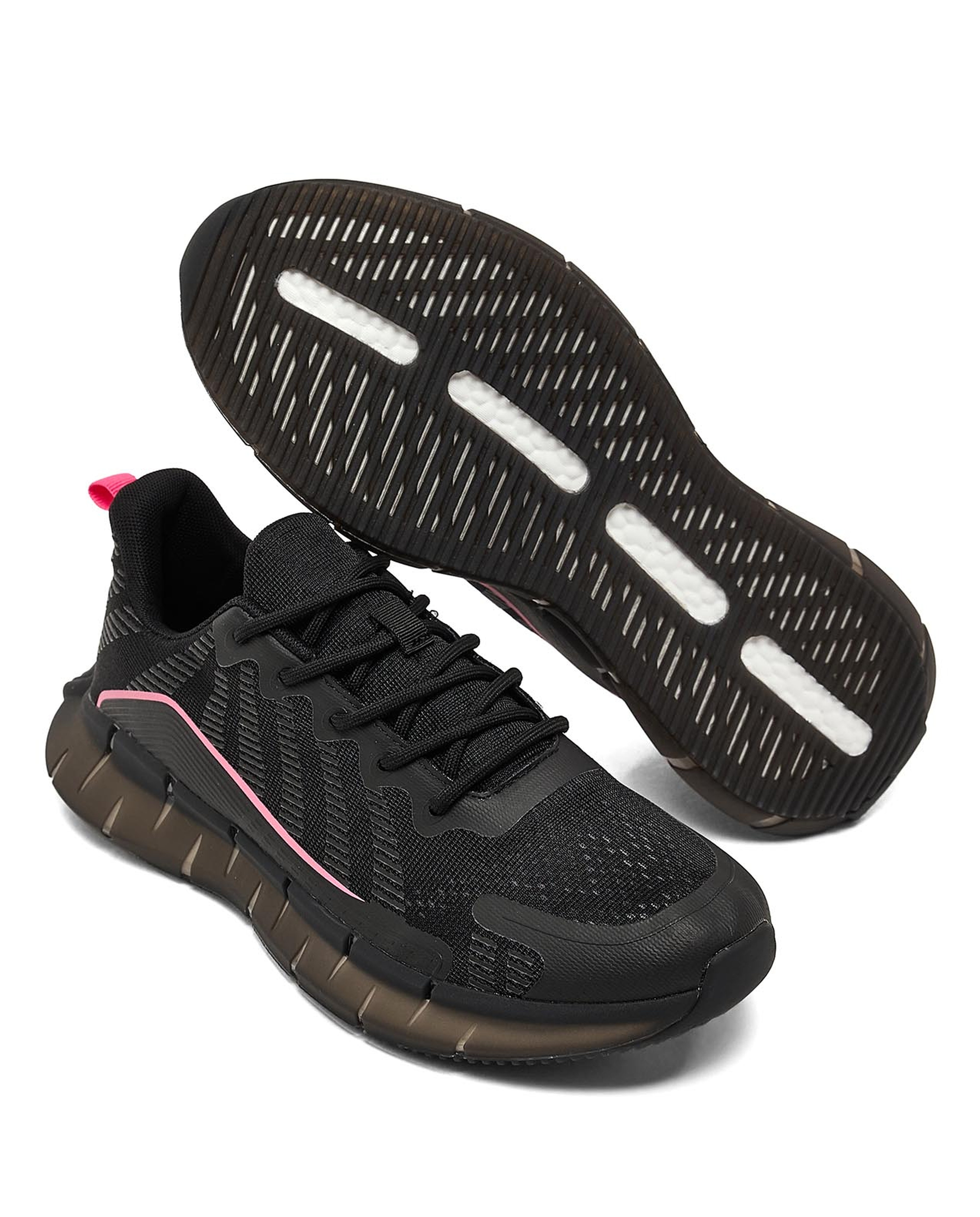 Mesh Detail Lace Up Sports Shoes