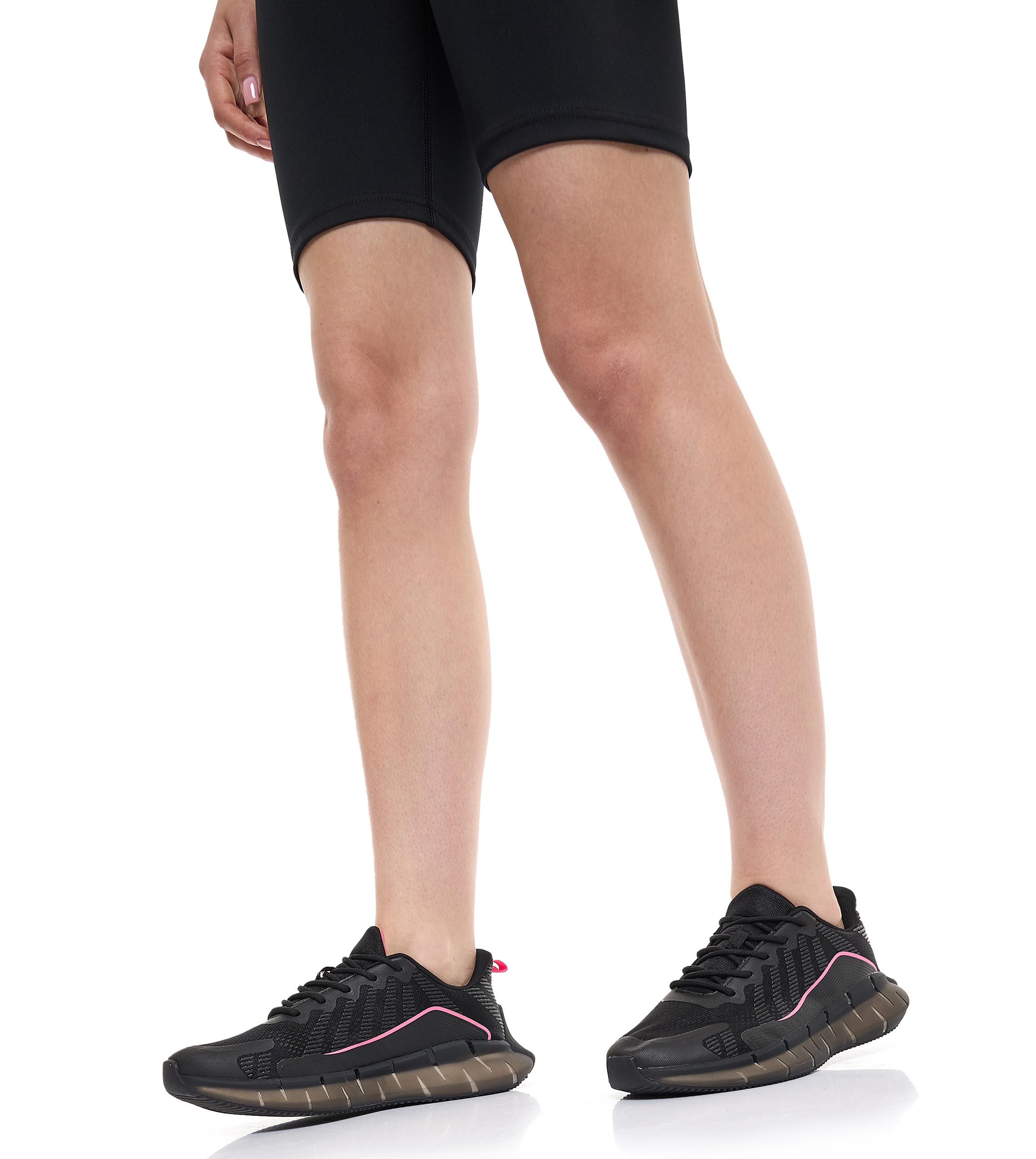 Mesh Detail Lace Up Sports Shoes