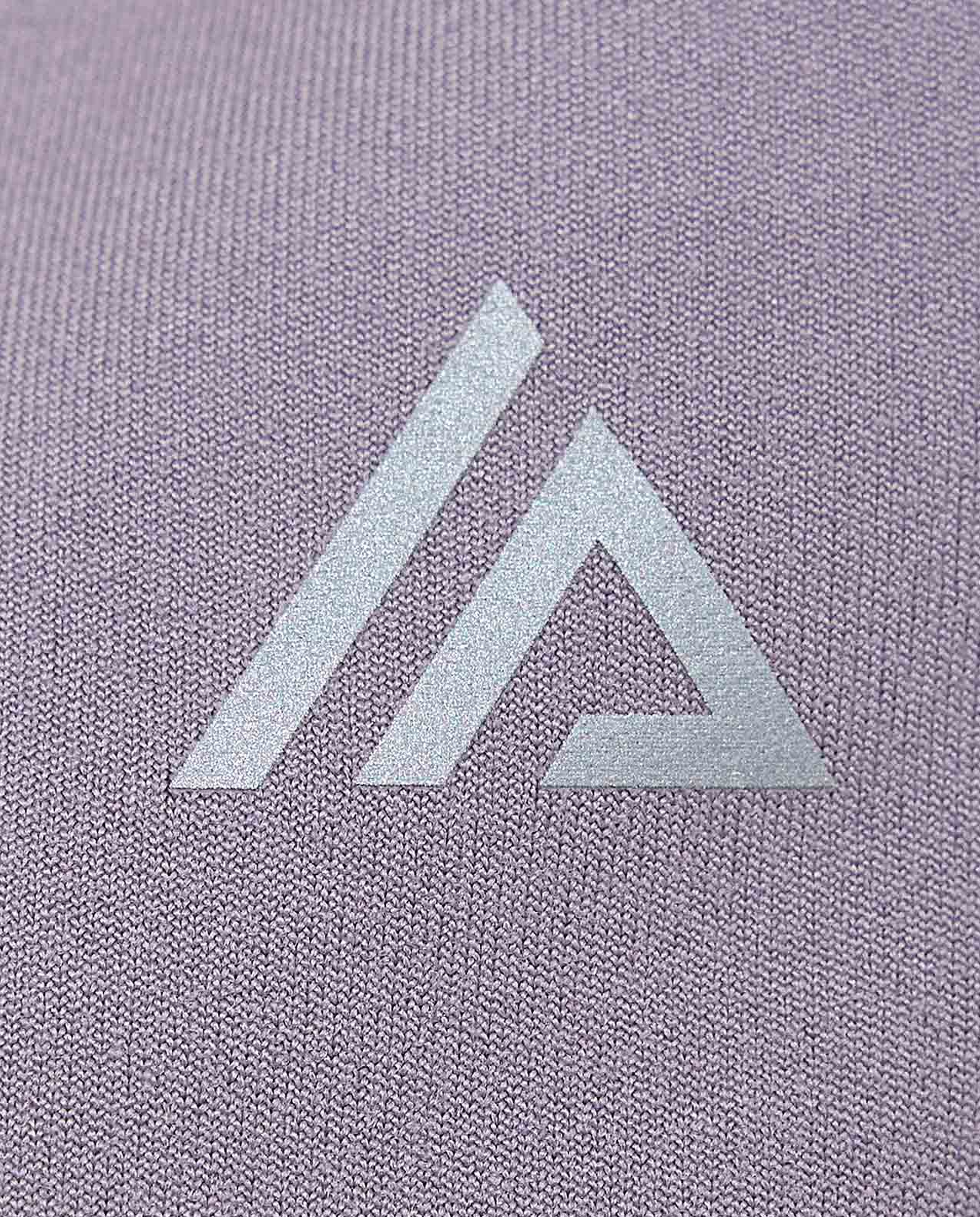 Logo Detail Active Crop Top with Crew Neck and Short Sleeves
