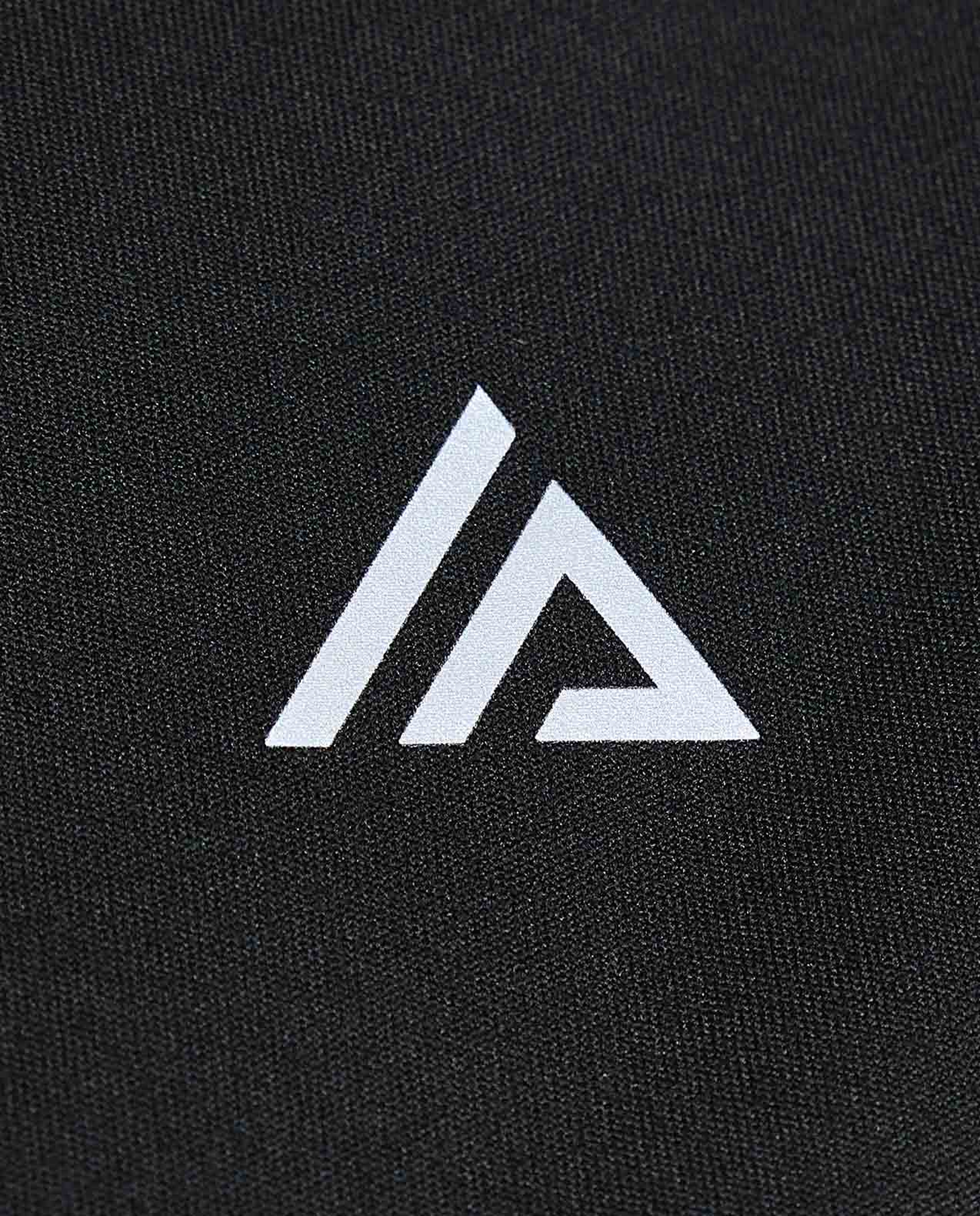 Logo Detail Active Crop Top with Crew Neck and Short Sleeves