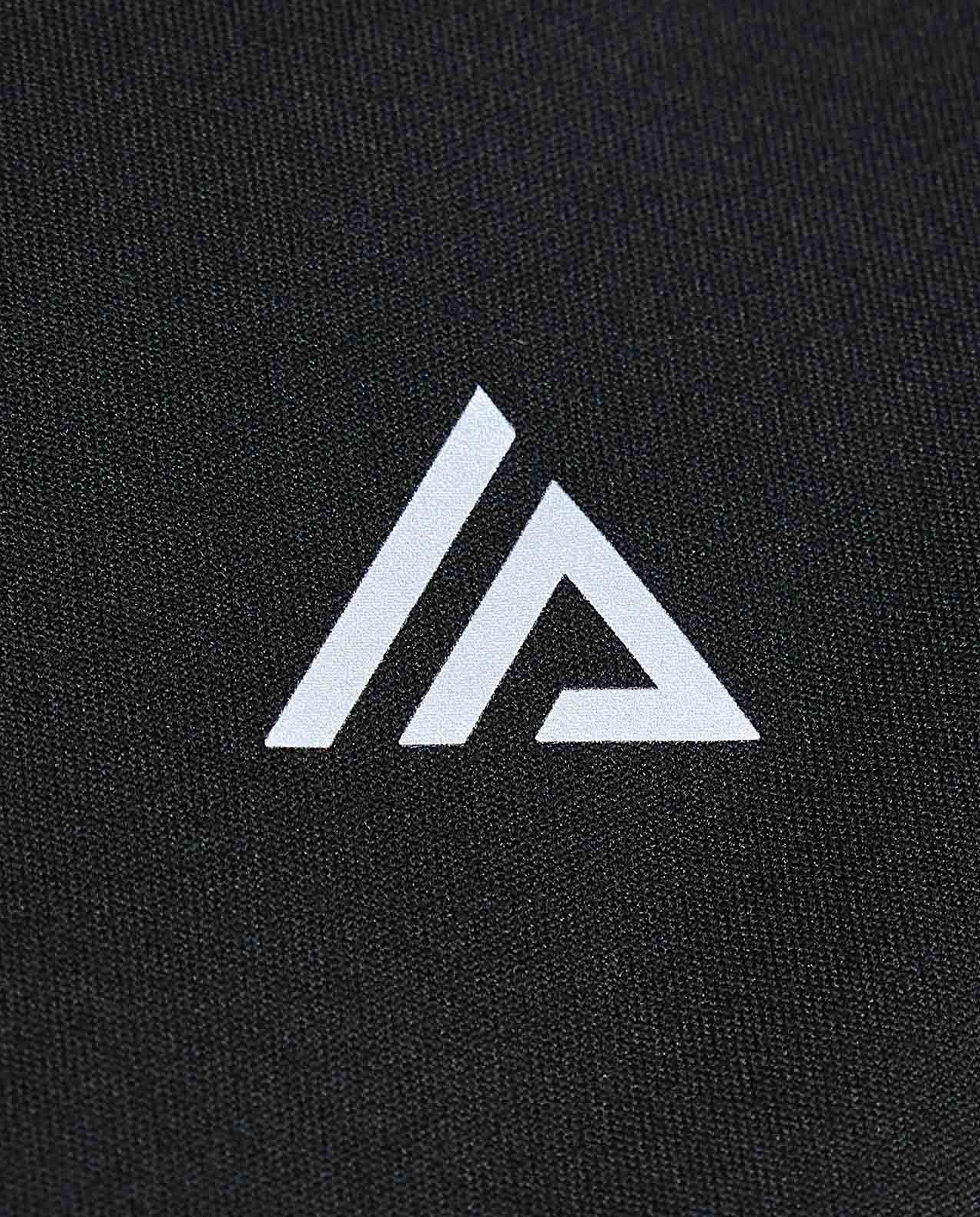 Logo Detail Active Crop Top with Crew Neck and Short Sleeves