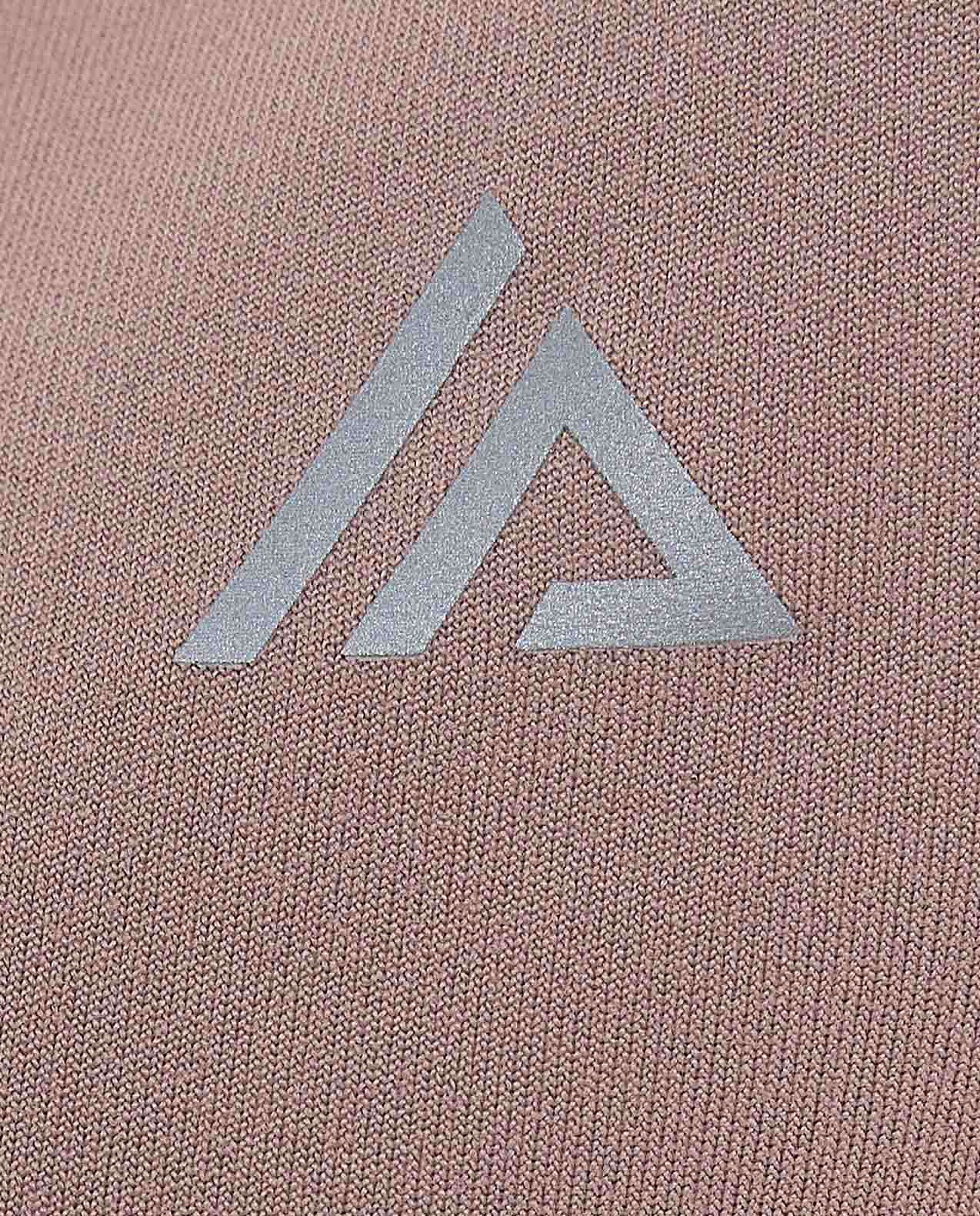 Logo Detail Active Crop Top with Crew Neck and Short Sleeves