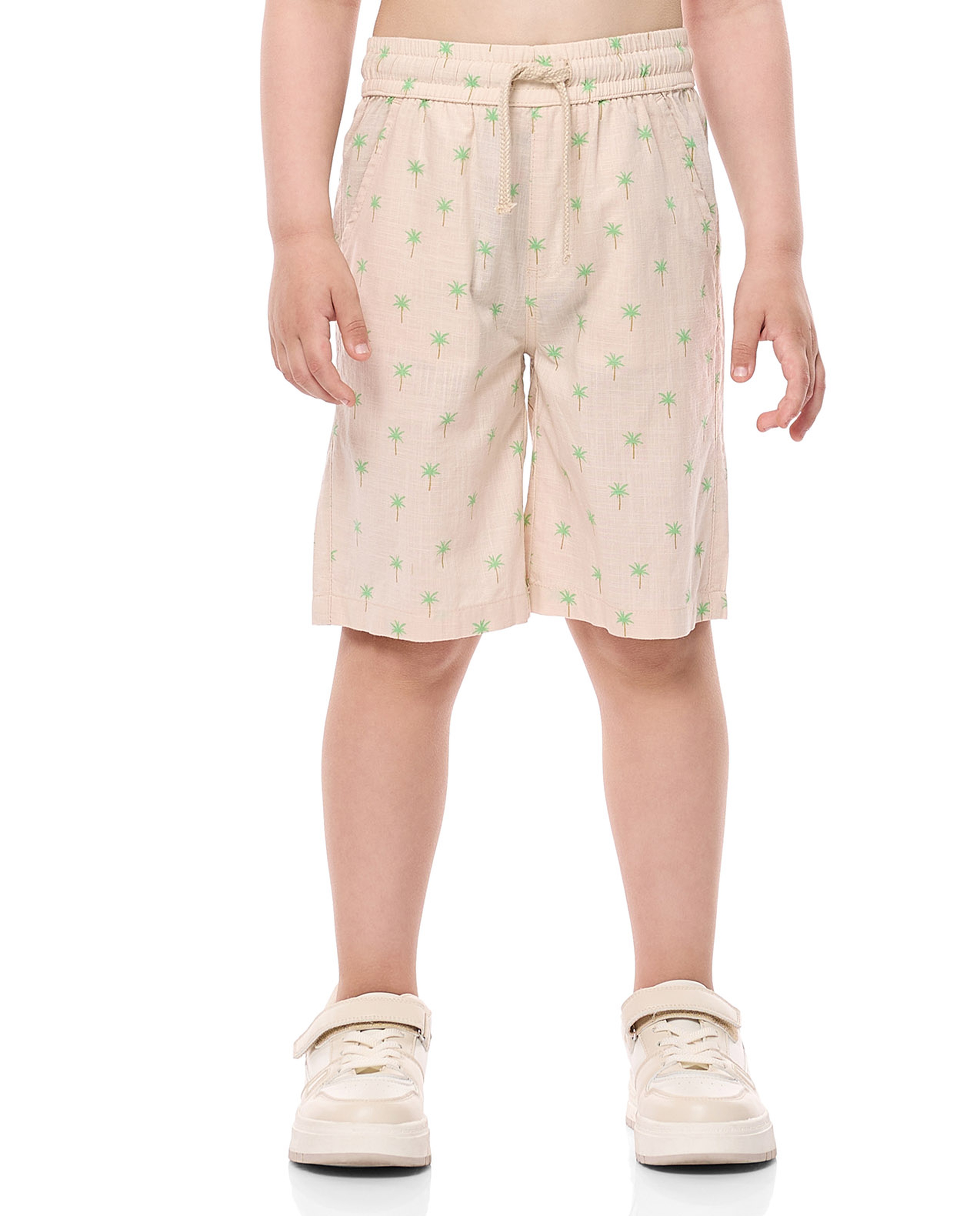 Printed Shirt and Shorts Set