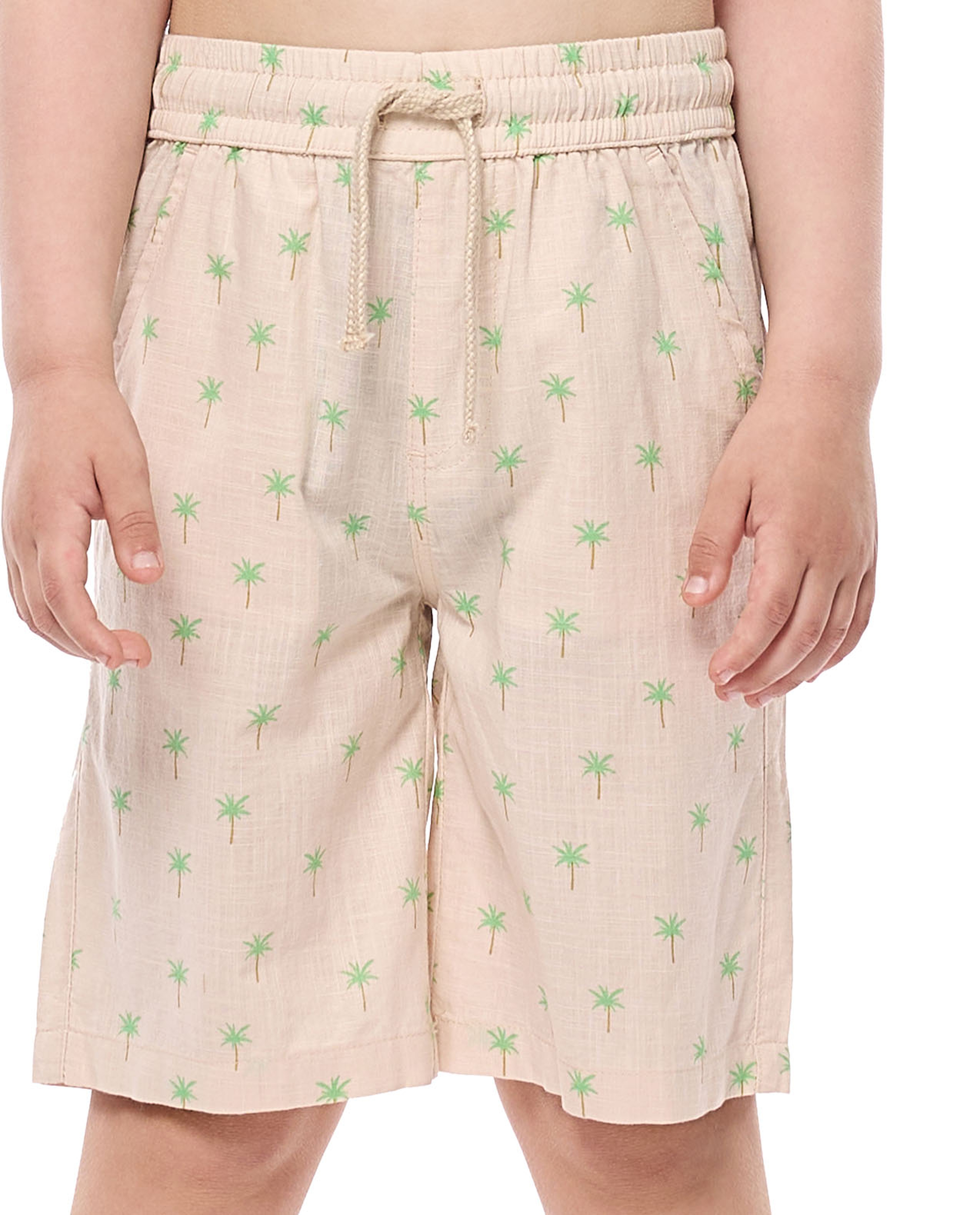 Printed Shirt and Shorts Set