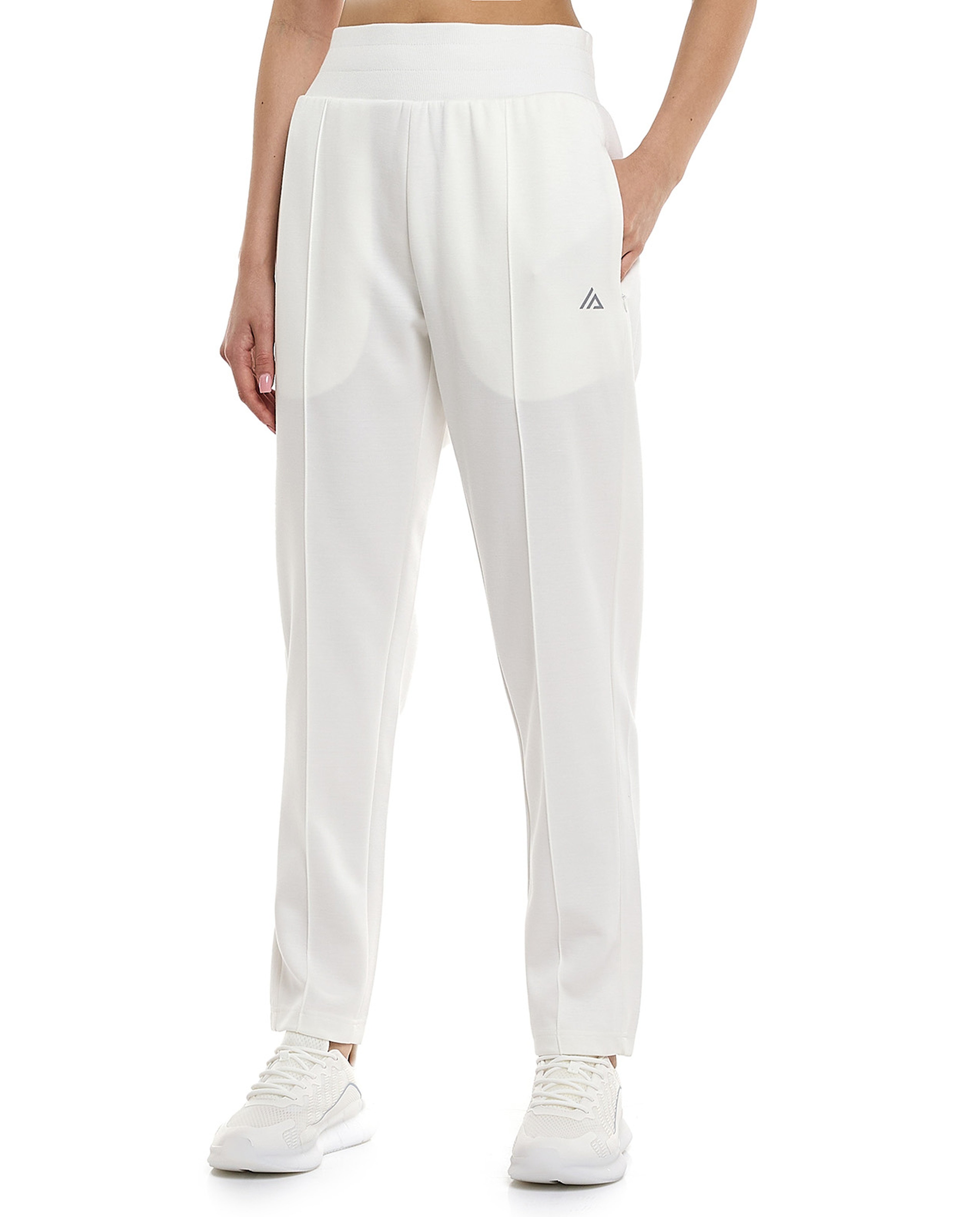 Solid Trackpant with Elastic Waist