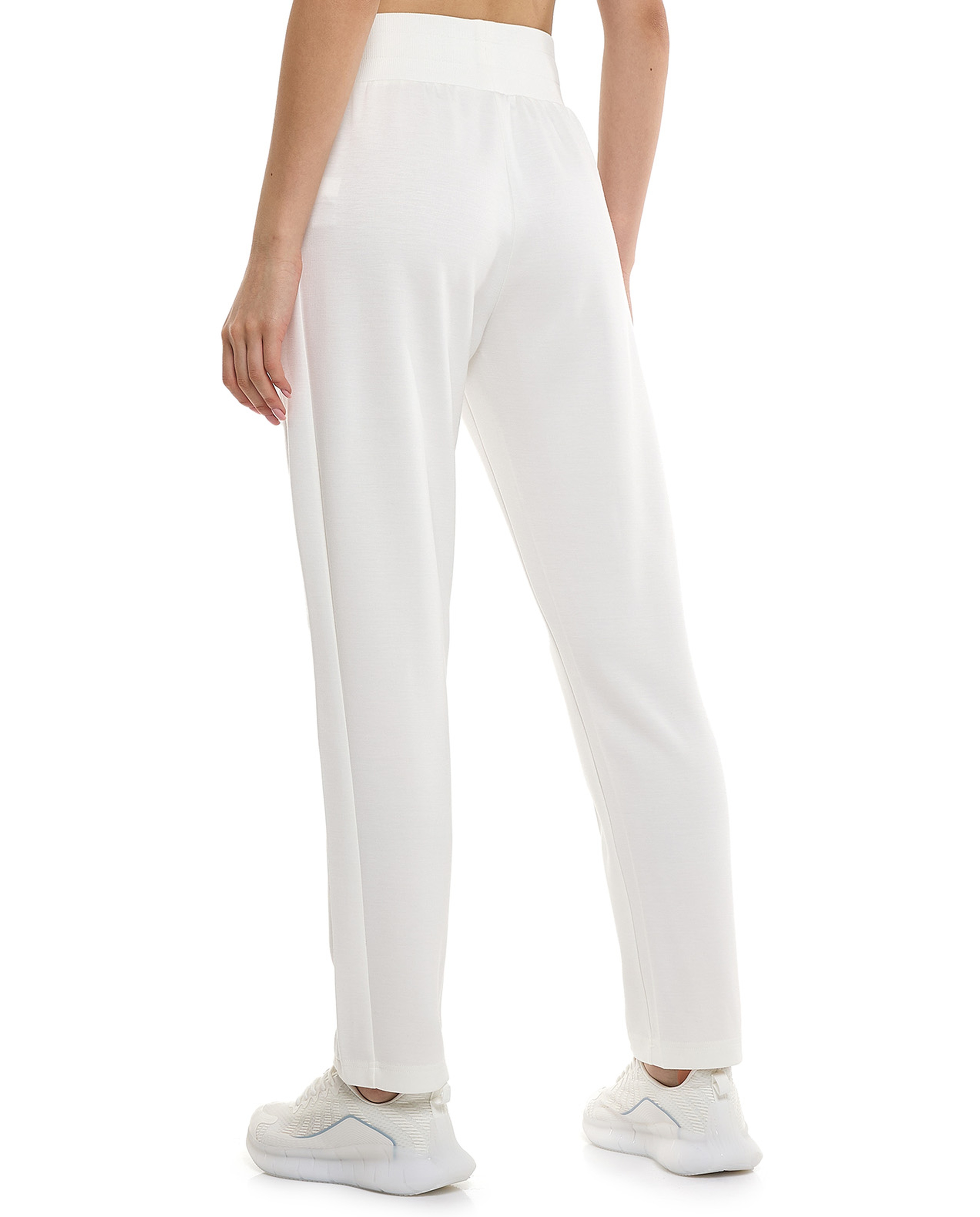 Solid Trackpant with Elastic Waist