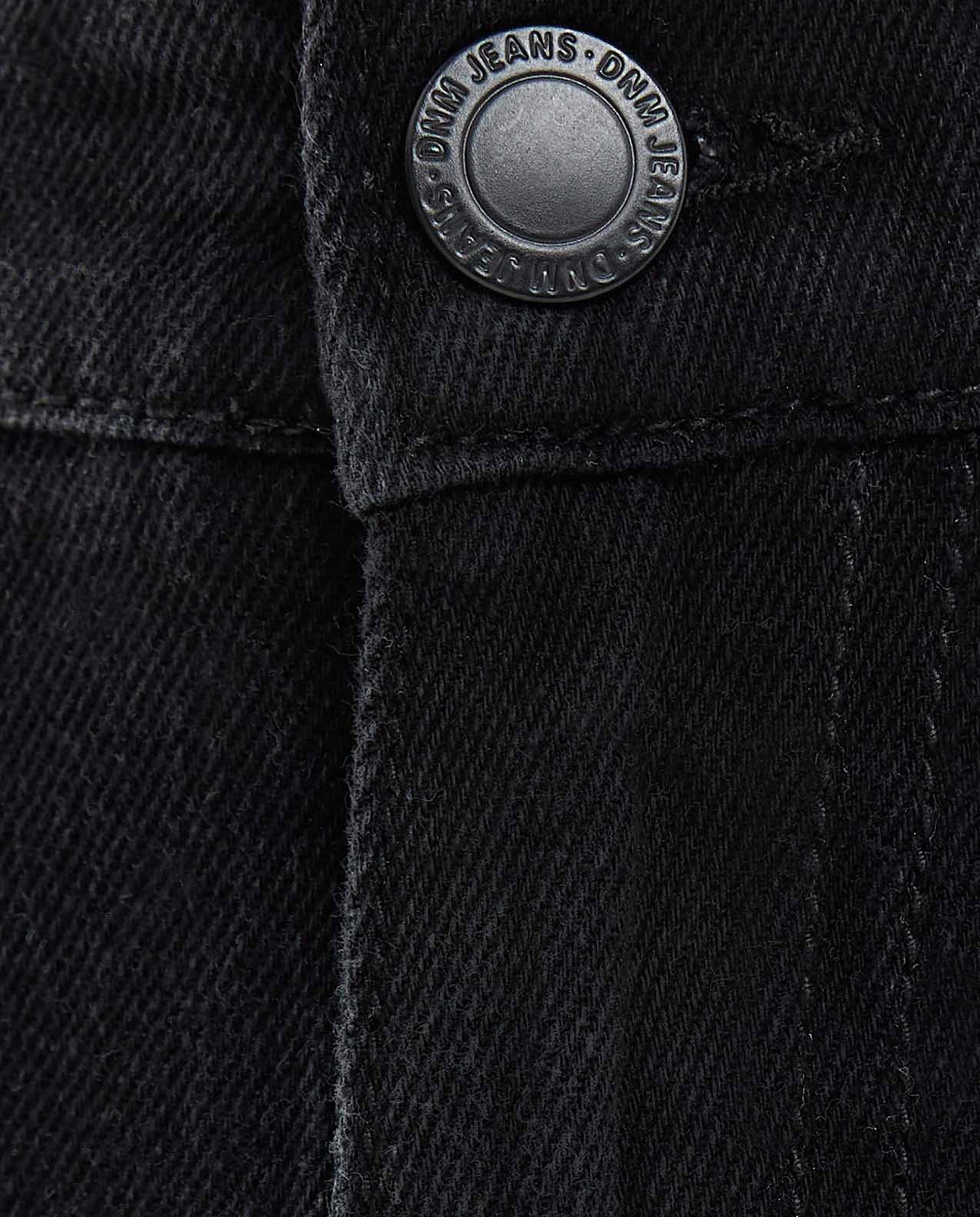 Solid Tapered Fit Jeans with Button Closure