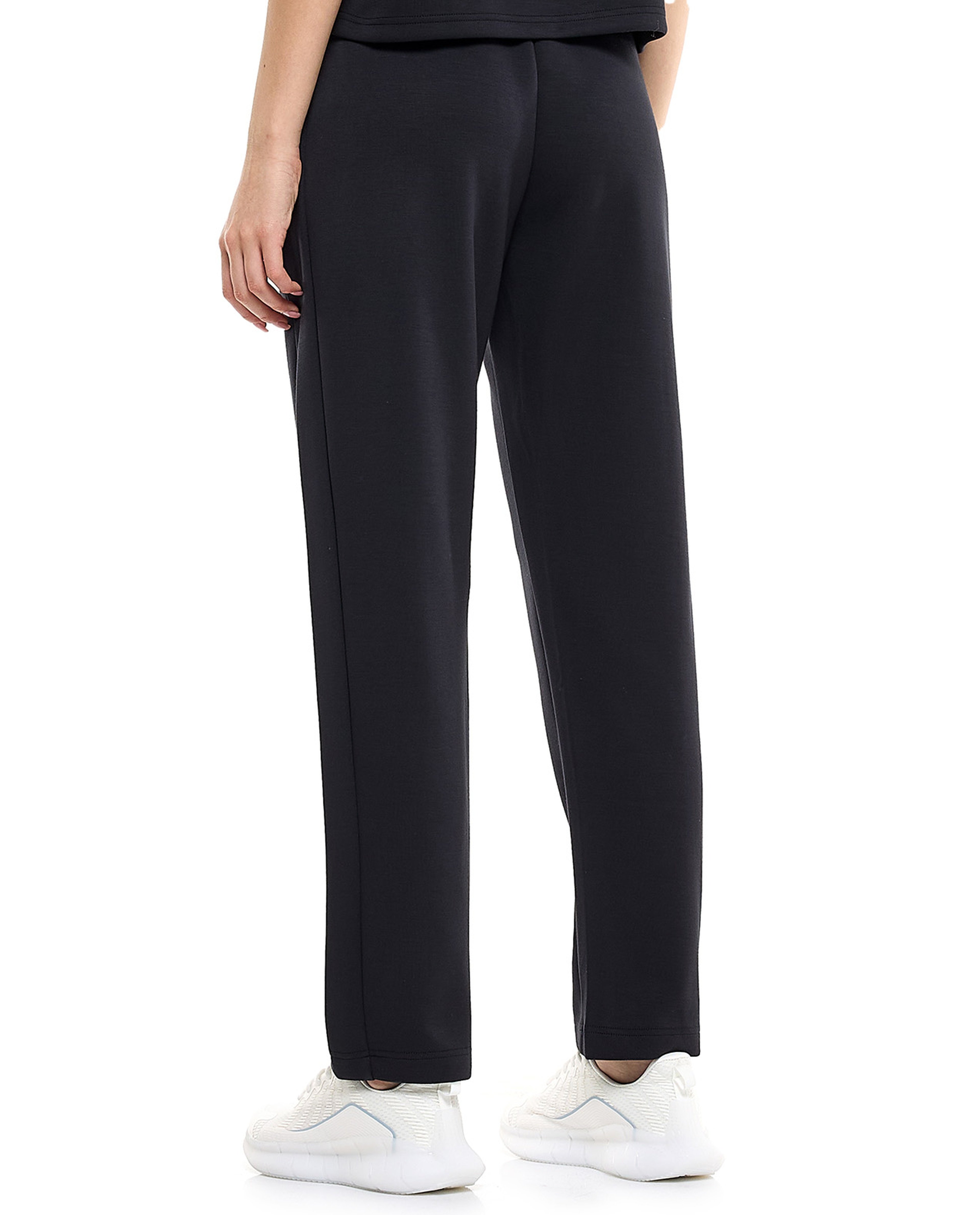 Solid Trackpant with Elastic Waist