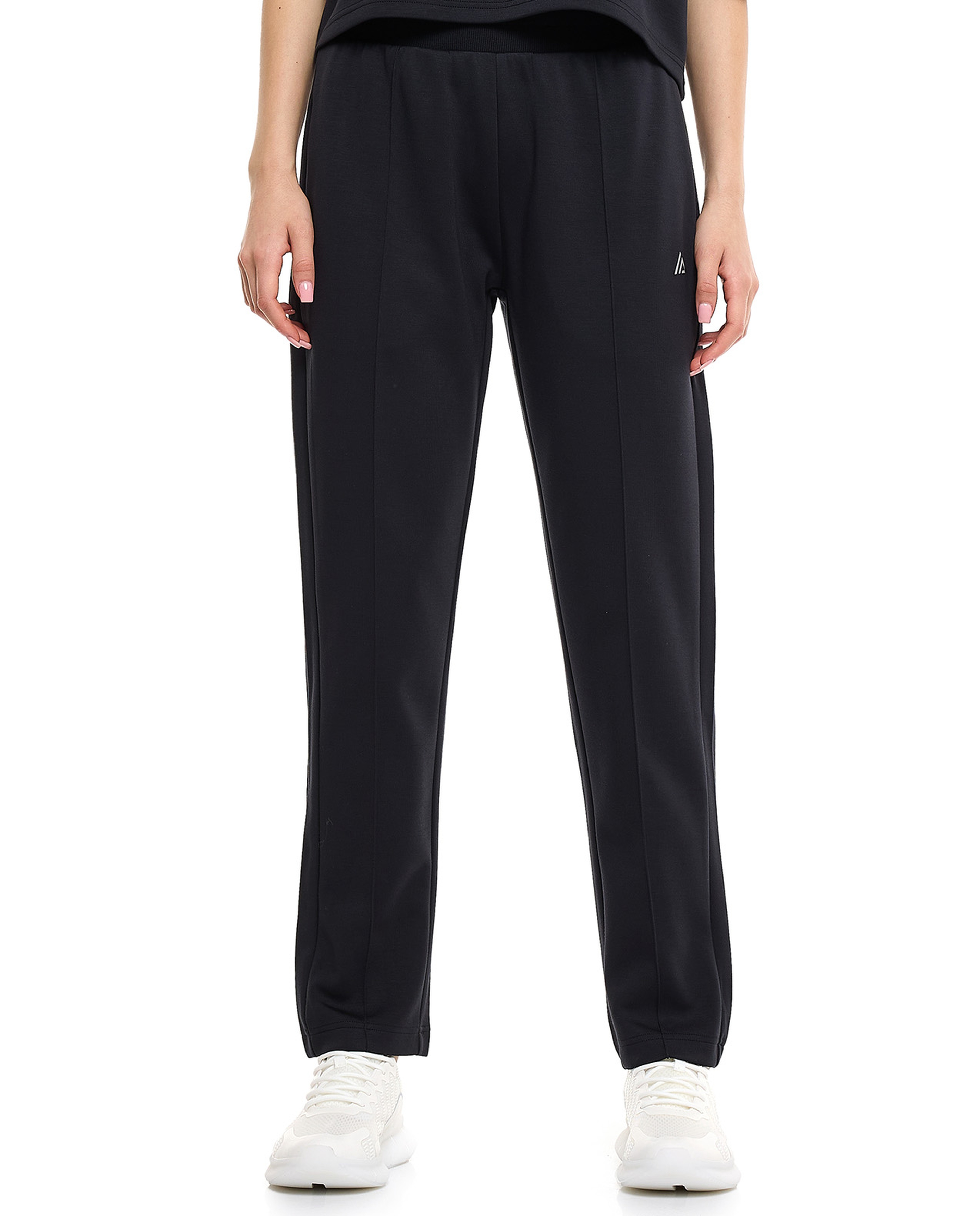 Solid Trackpant with Elastic Waist