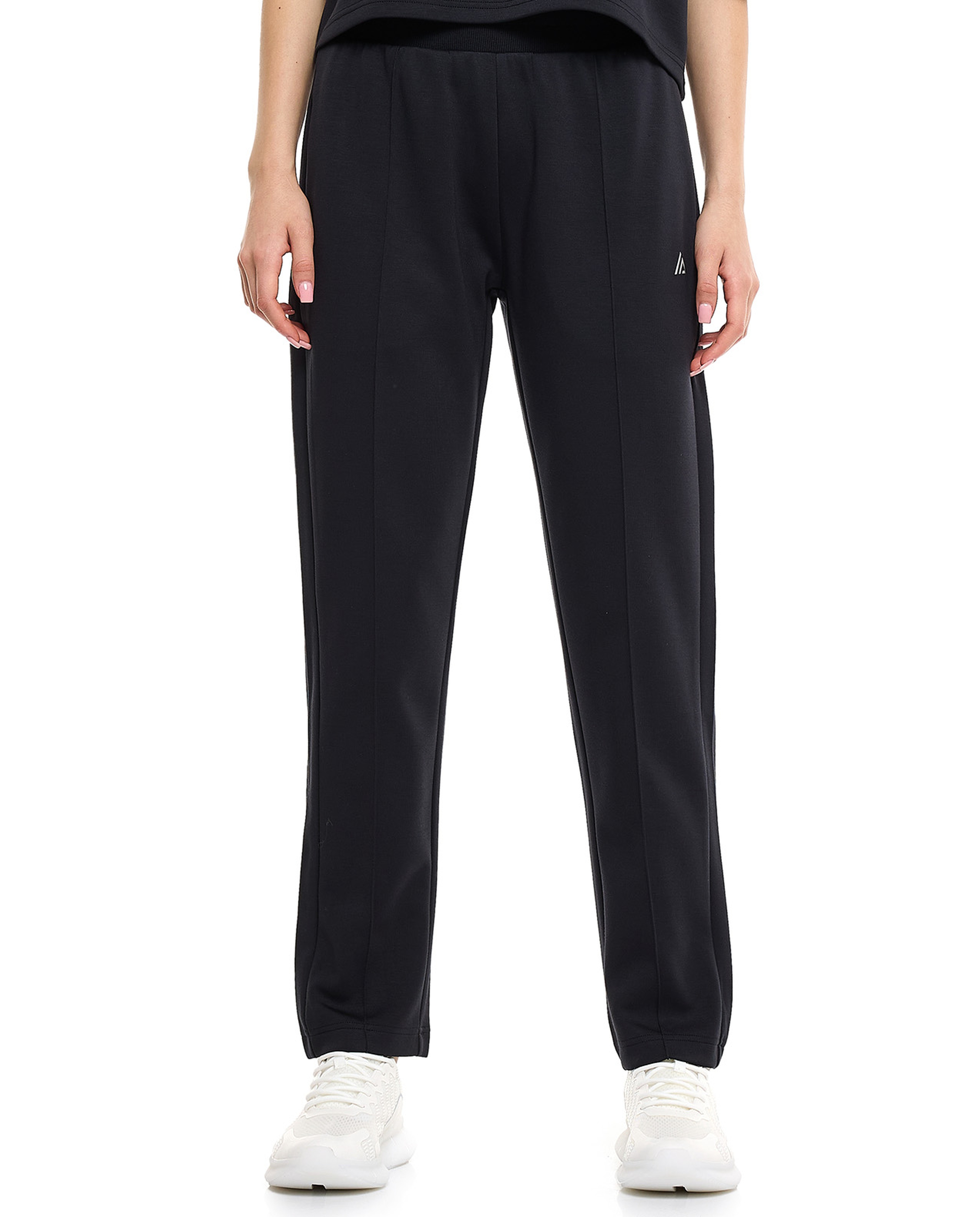 Solid Trackpant with Elastic Waist
