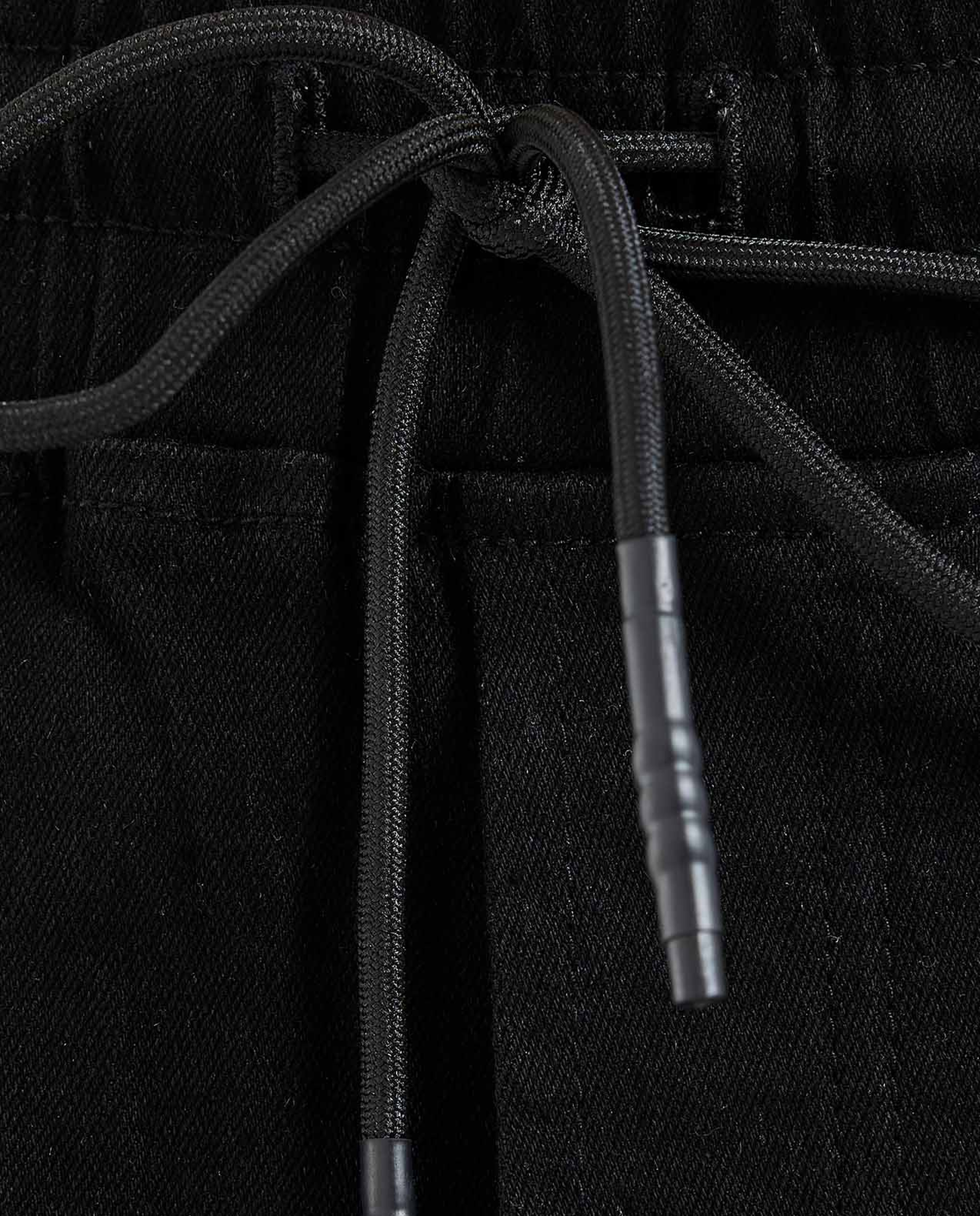 Solid Jogger Jeans with Drawstring Waist