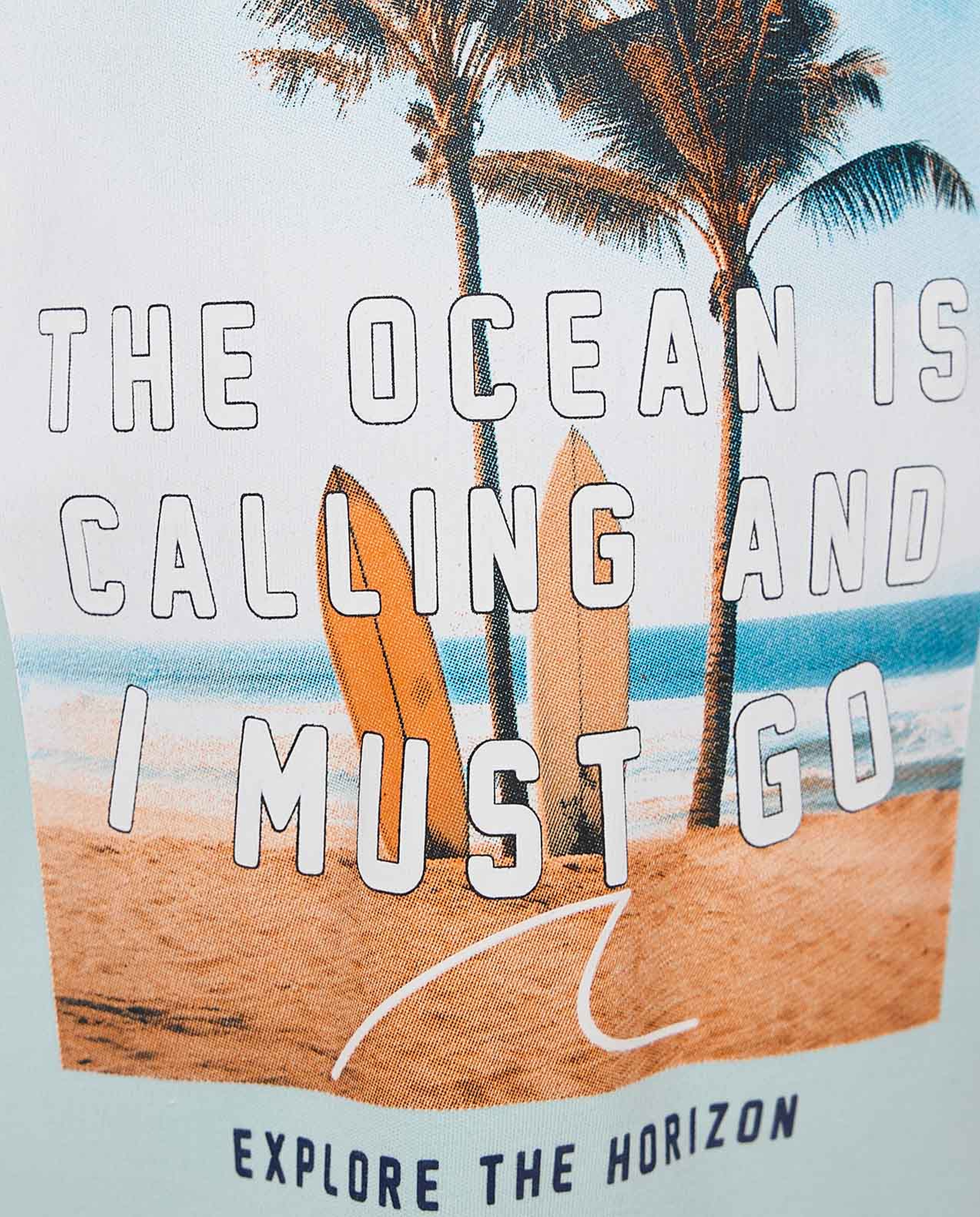 Printed T-Shirt with Crew Neck and Short Sleeves