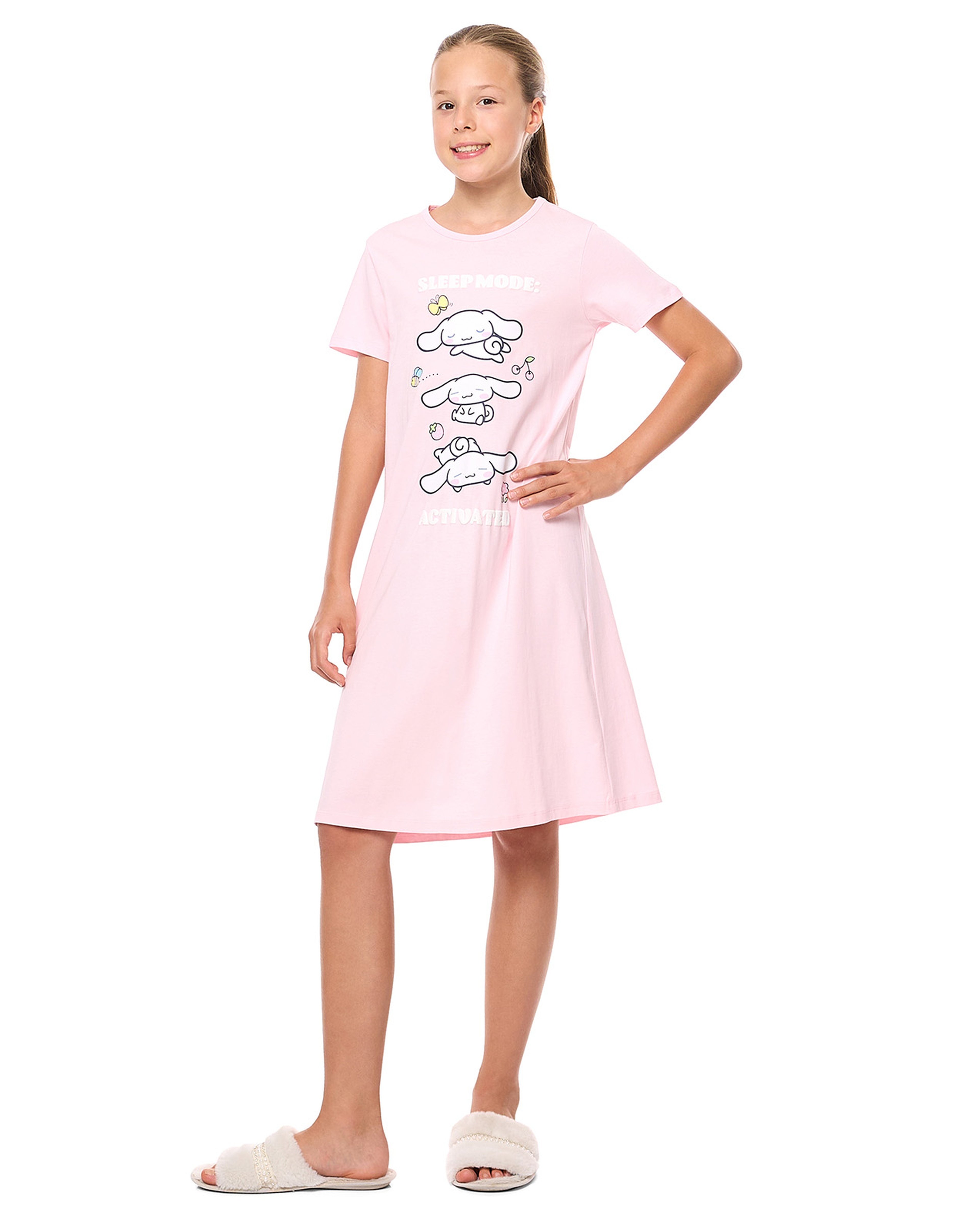 فستان نوم بطبعة سينامورول - قطعتين