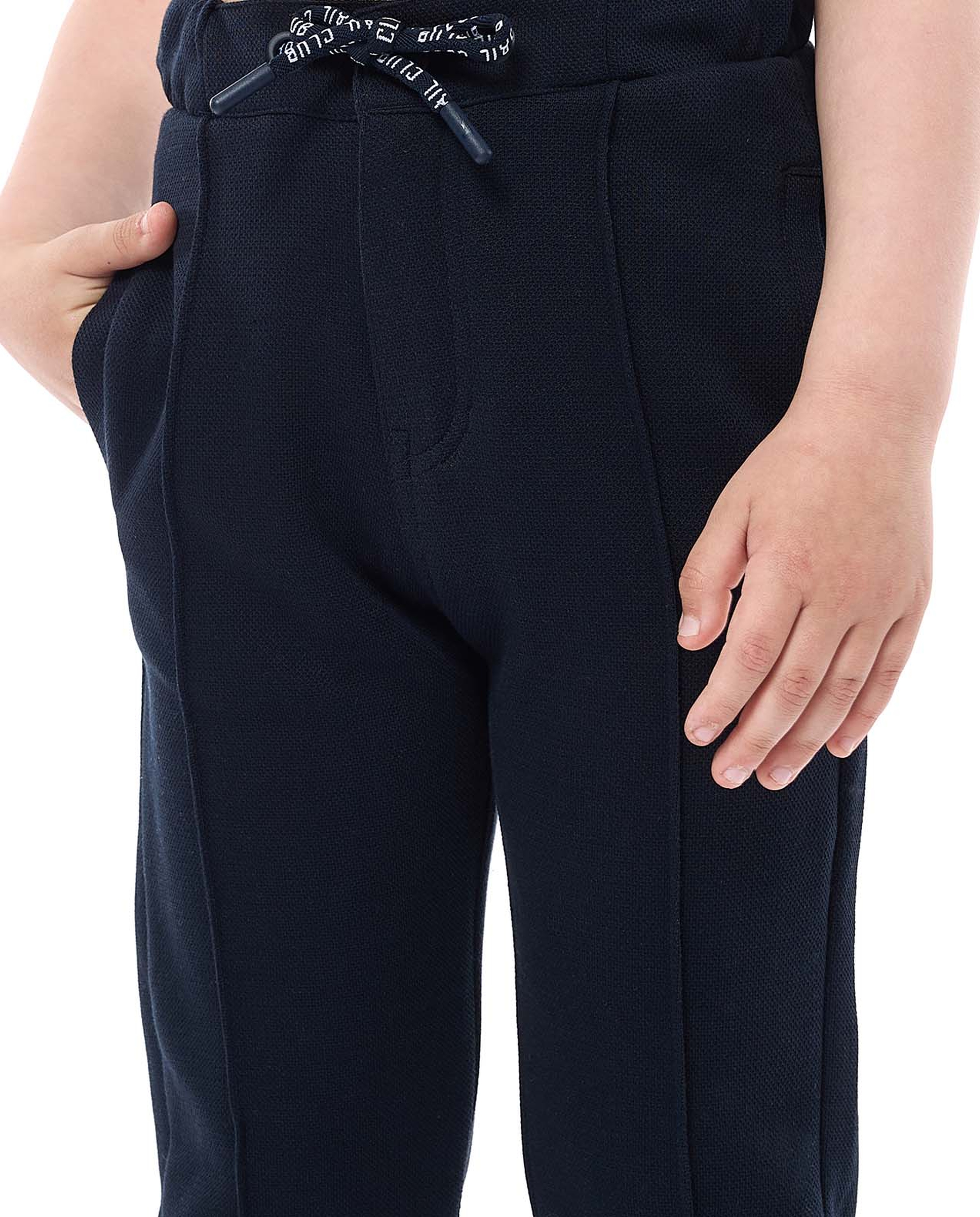Solid Sweatpants with Drawstring Waist